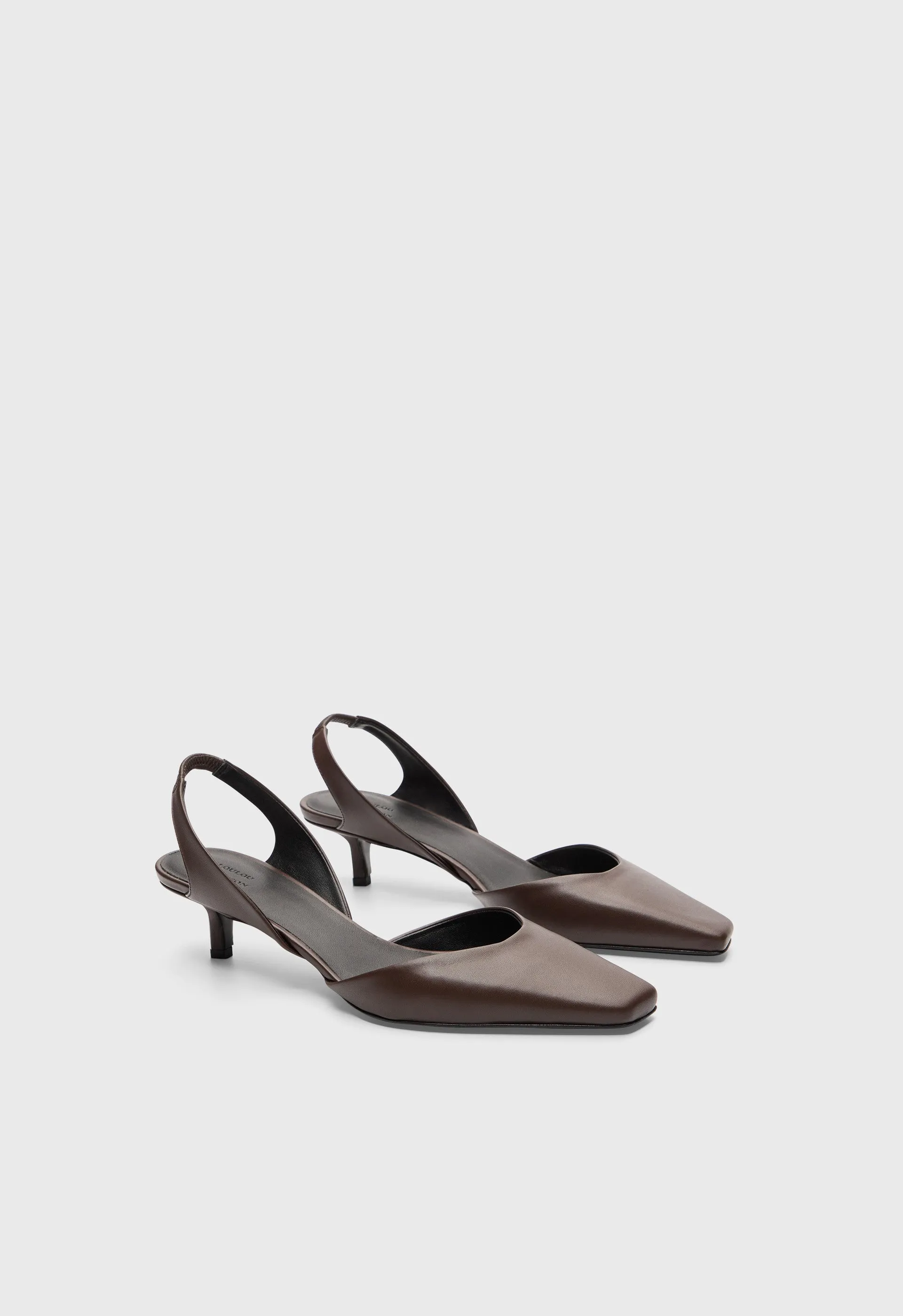 AKILA LDS Leather slingback shoes sold by Loulou De Saison