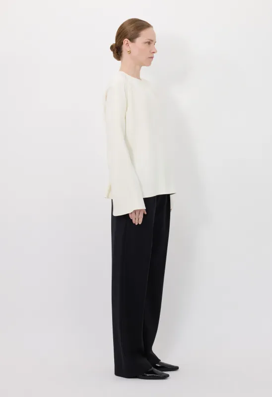 AIZA Viscose blend top sold by Loulou De Saison