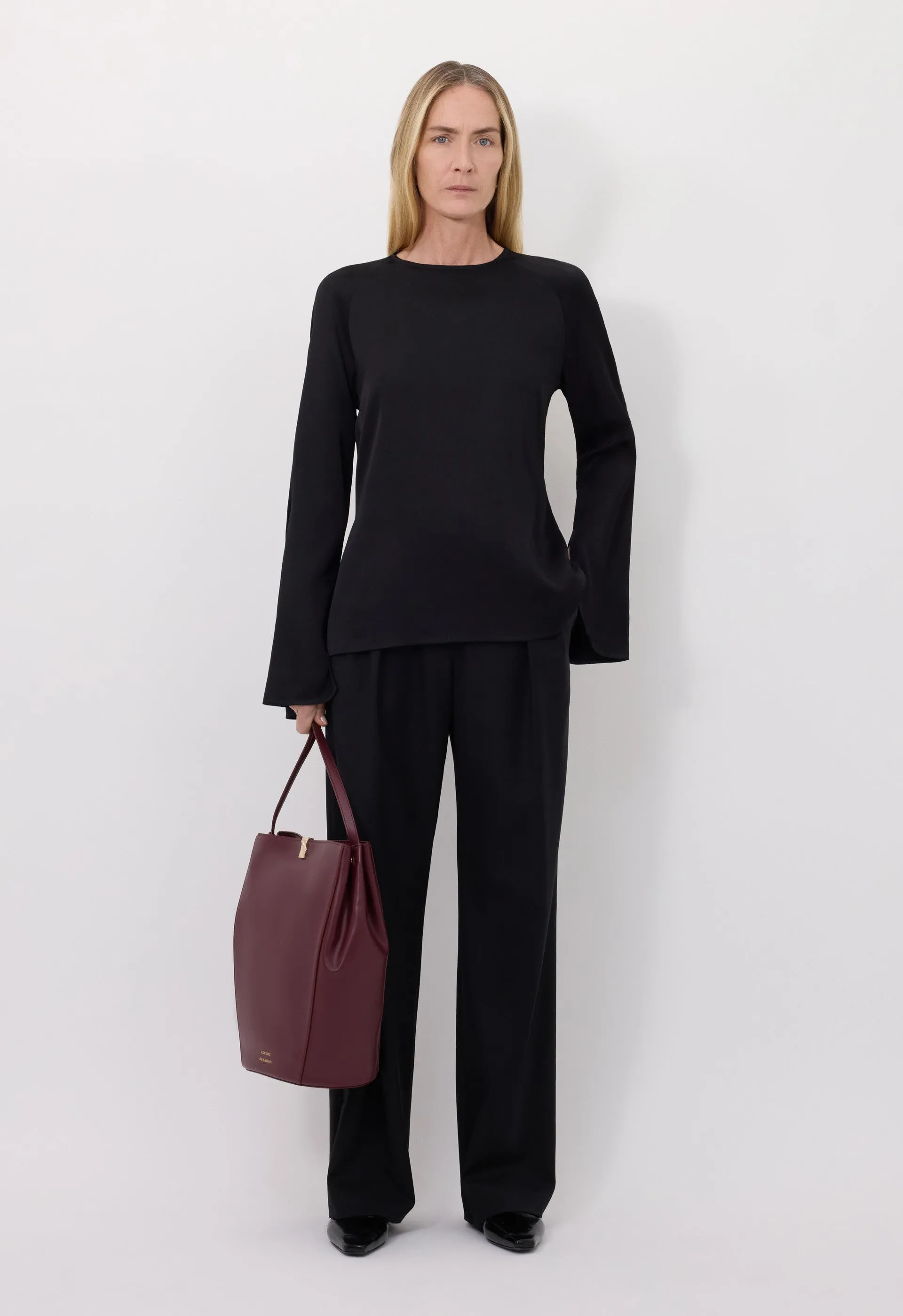 AIZA Viscose blend top sold by Loulou De Saison