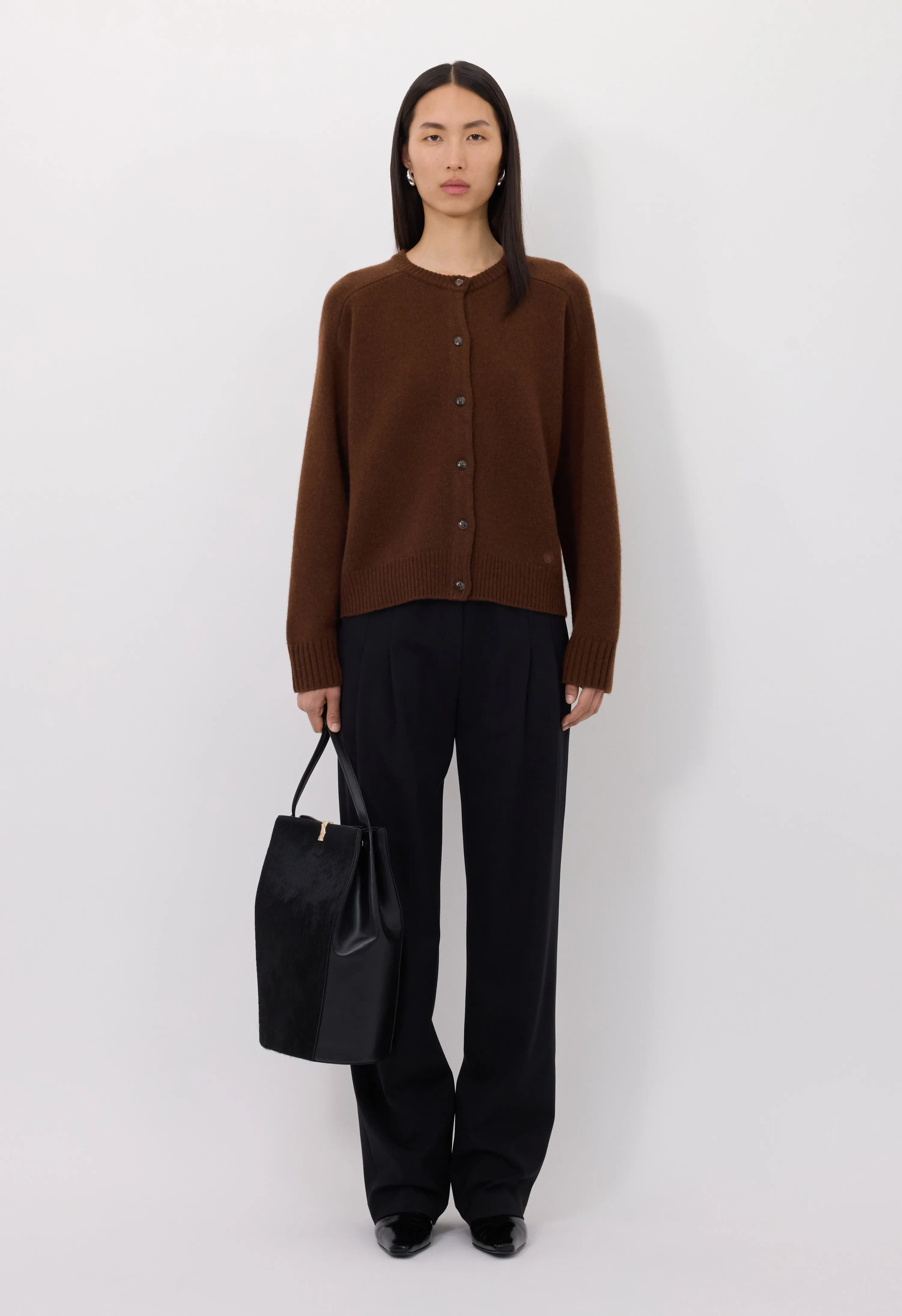 AIDAR LDS Cashmere blend cardigan sold by Loulou De Saison