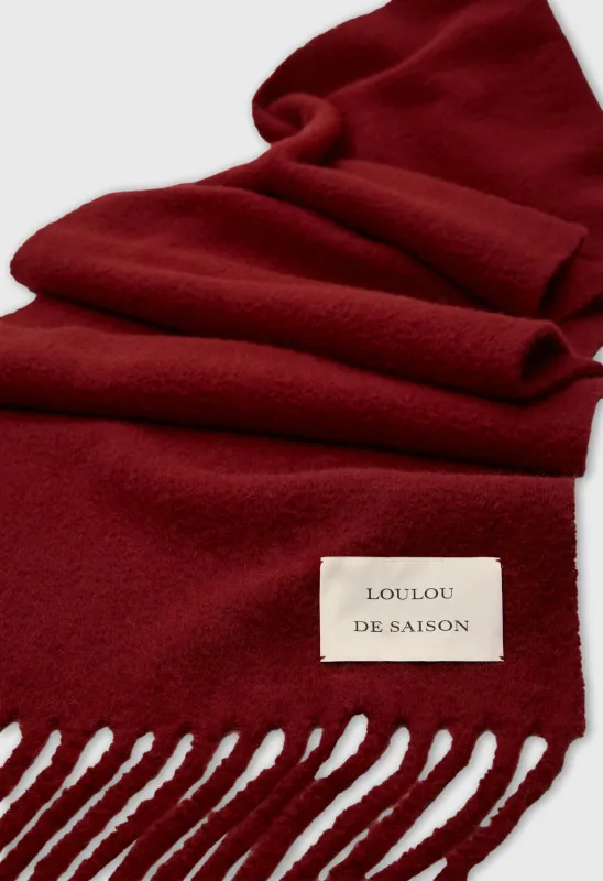 SANTO Alpaca wool scarf made by Loulou De Saison