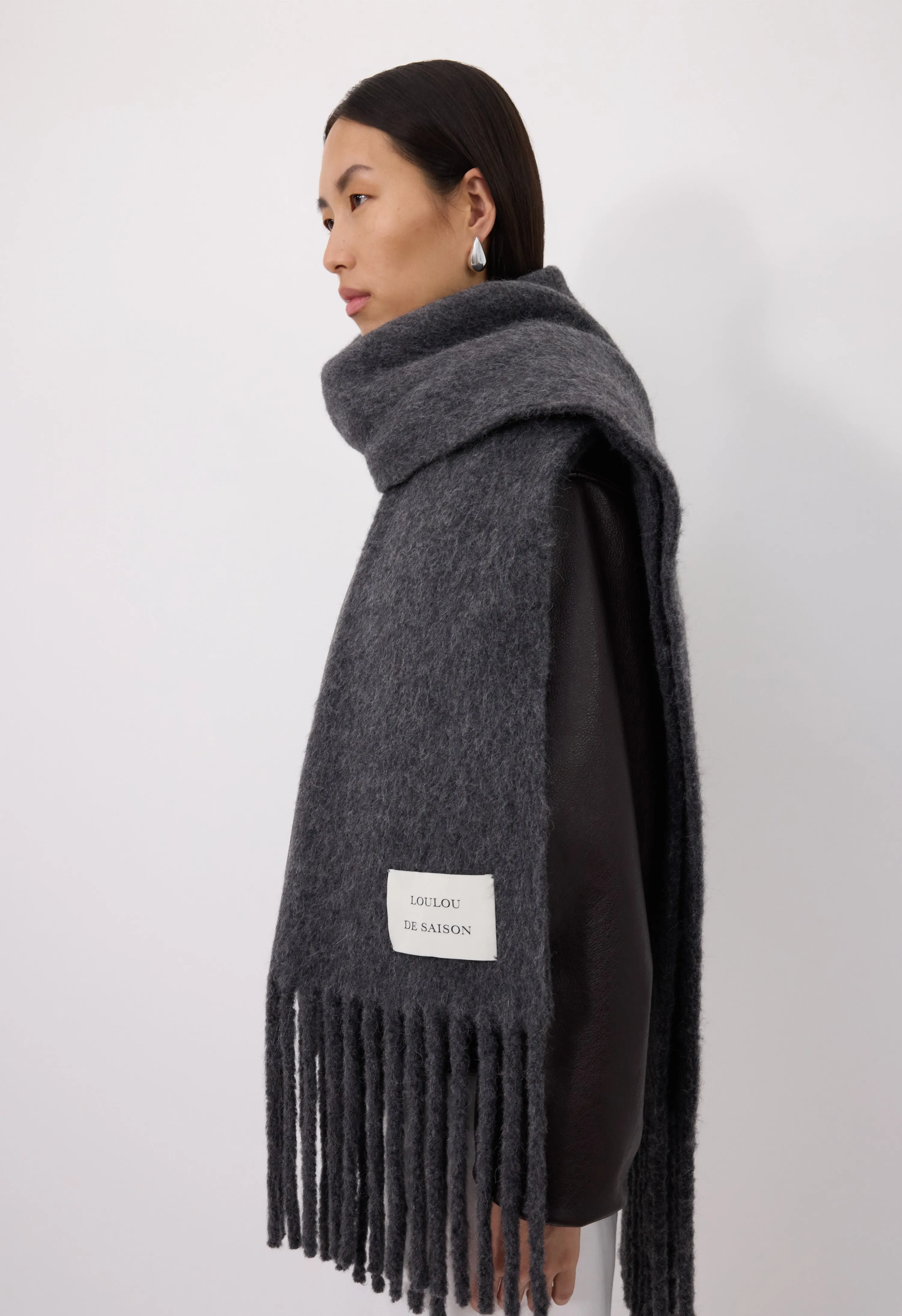 SANTO Alpaca wool scarf sold by Loulou De Saison