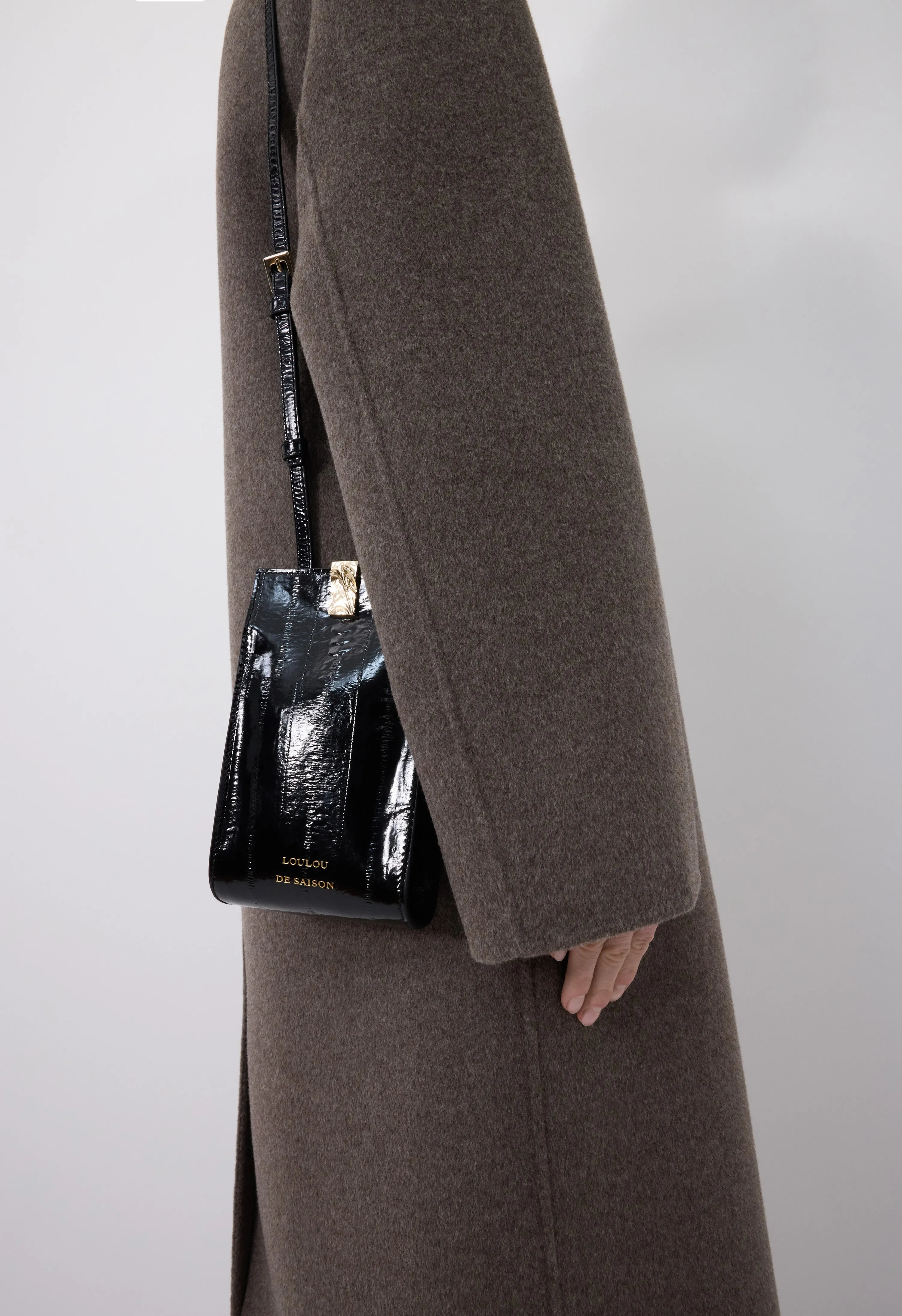 NERI Eel-effect leather cross-body mini bag sold by Loulou De Saison product image thumbnail 2