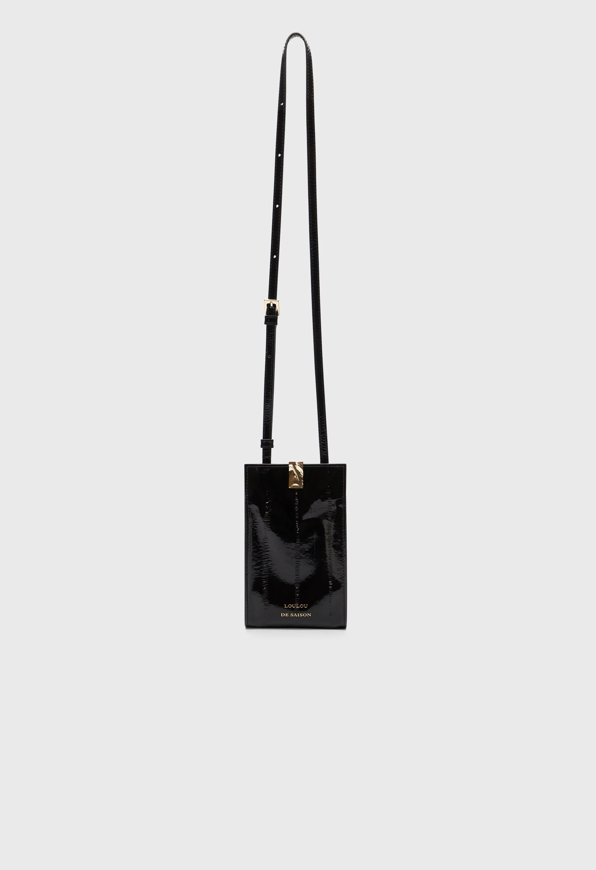 NERI Eel-effect leather cross-body mini bag sold by Loulou De Saison
