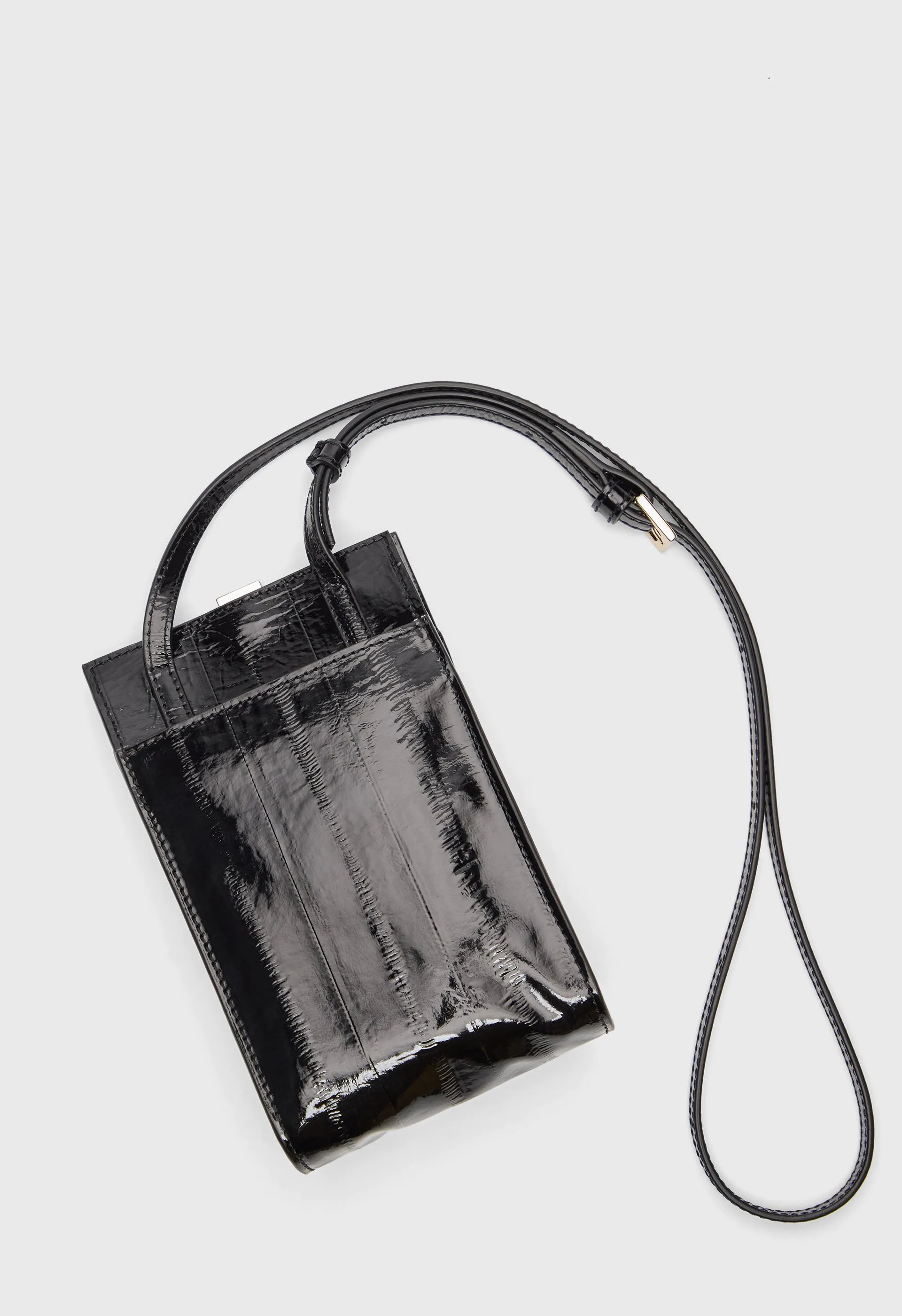 NERI Eel-effect leather cross-body mini bag sold by Loulou De Saison product image thumbnail 4