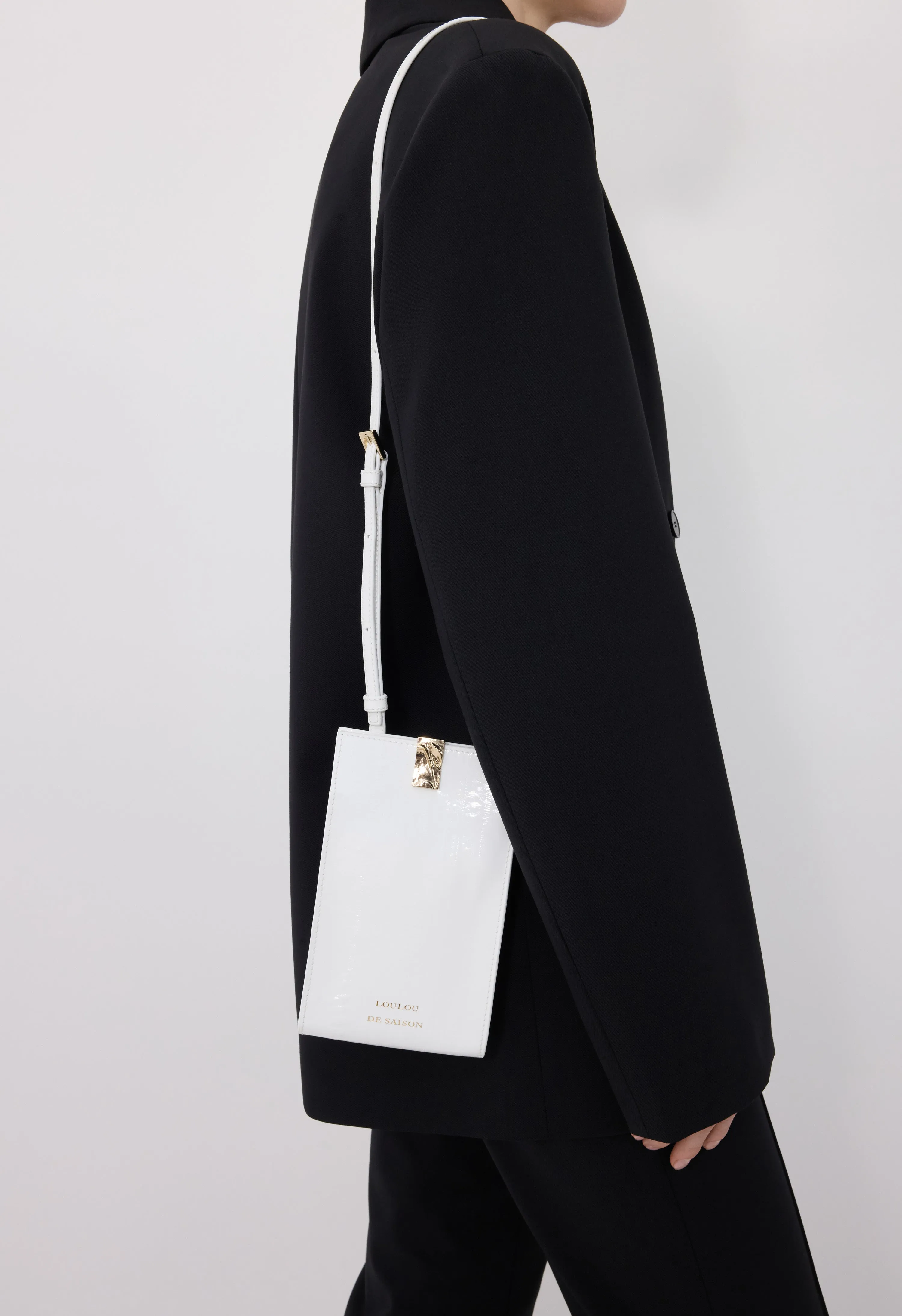 NERI Eel-effect leather cross-body mini bag sold by Loulou De Saison product image thumbnail 2