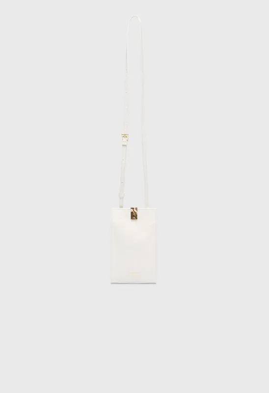 NERI Eel-effect leather cross-body mini bag made by Loulou De Saison