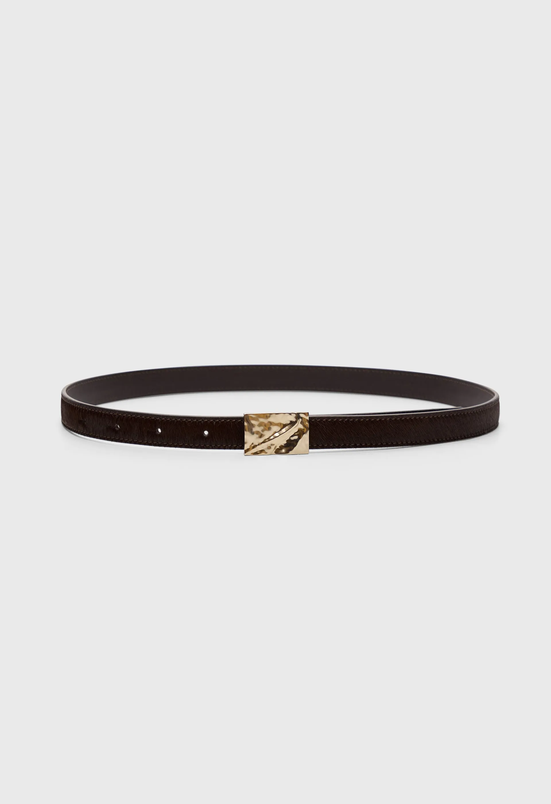 MORGAN Pony-effect leather belt sold by Loulou De Saison product image thumbnail 3