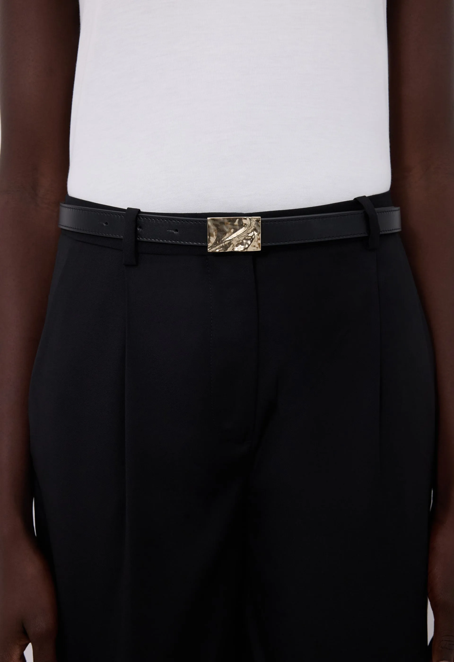 MINAR Leather belt sold by Loulou De Saison product image thumbnail 2