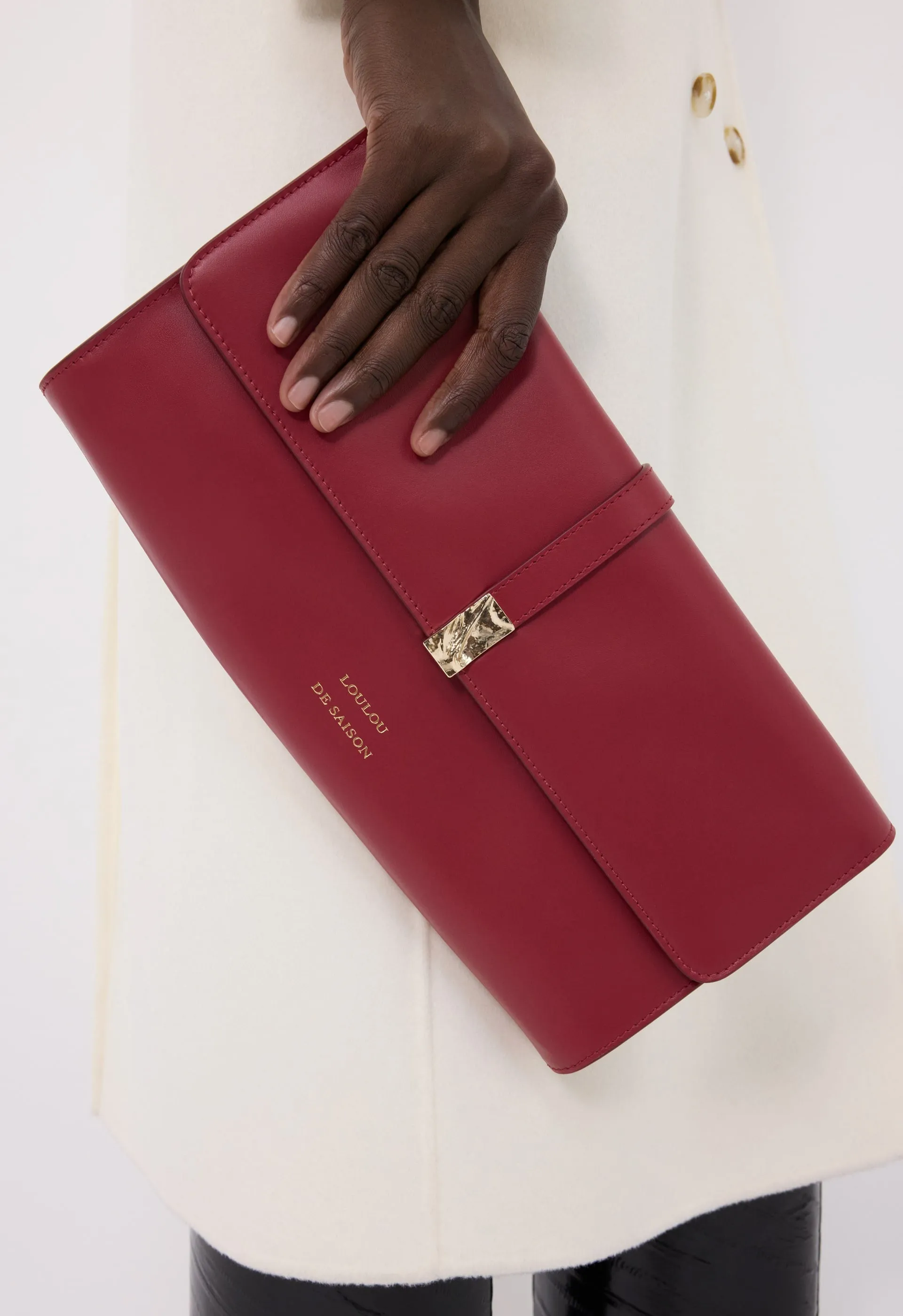 ELMER Leather clutch sold by Loulou De Saison product image thumbnail 3