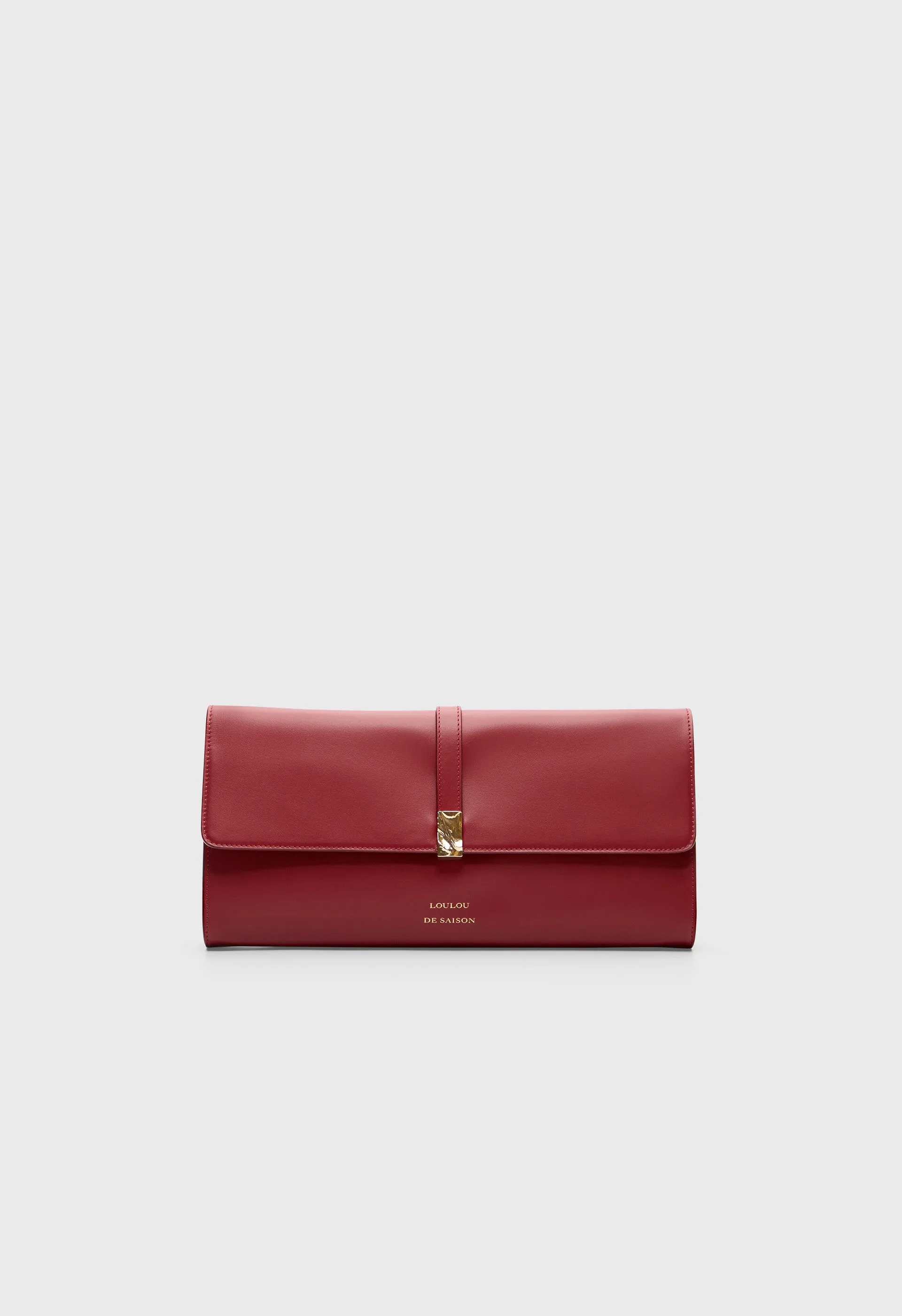 ELMER Leather clutch sold by Loulou De Saison