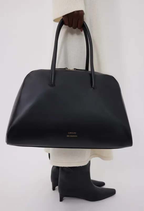 BUCKLEY Leather bowling bag made by Loulou De Saison