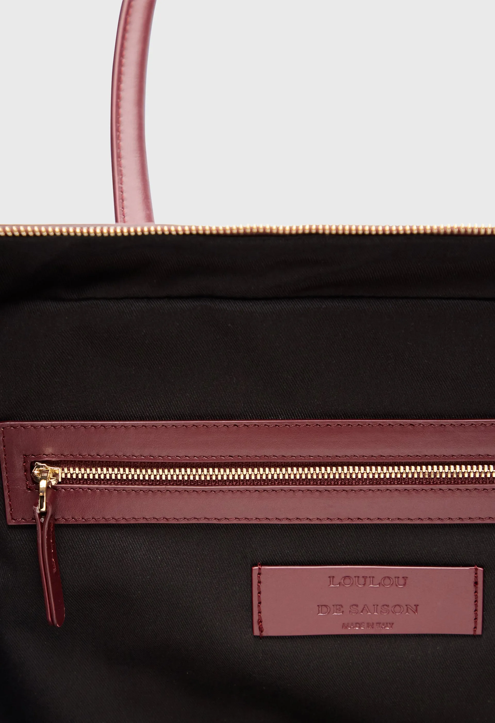 BUCKLEY Leather bowling bag sold by Loulou De Saison product image thumbnail 5