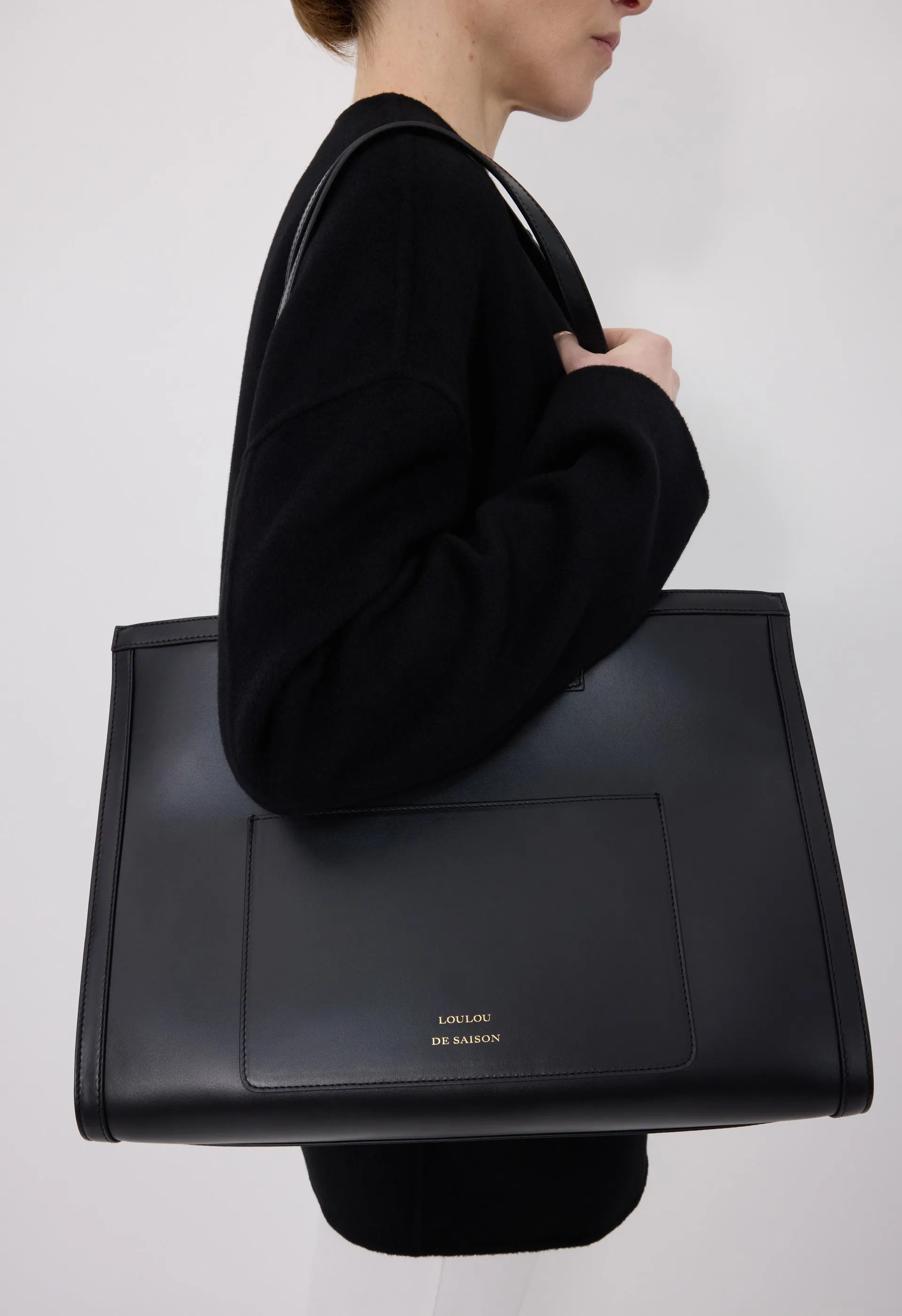 ANYLA Leather tote sold by Loulou De Saison product image thumbnail 3