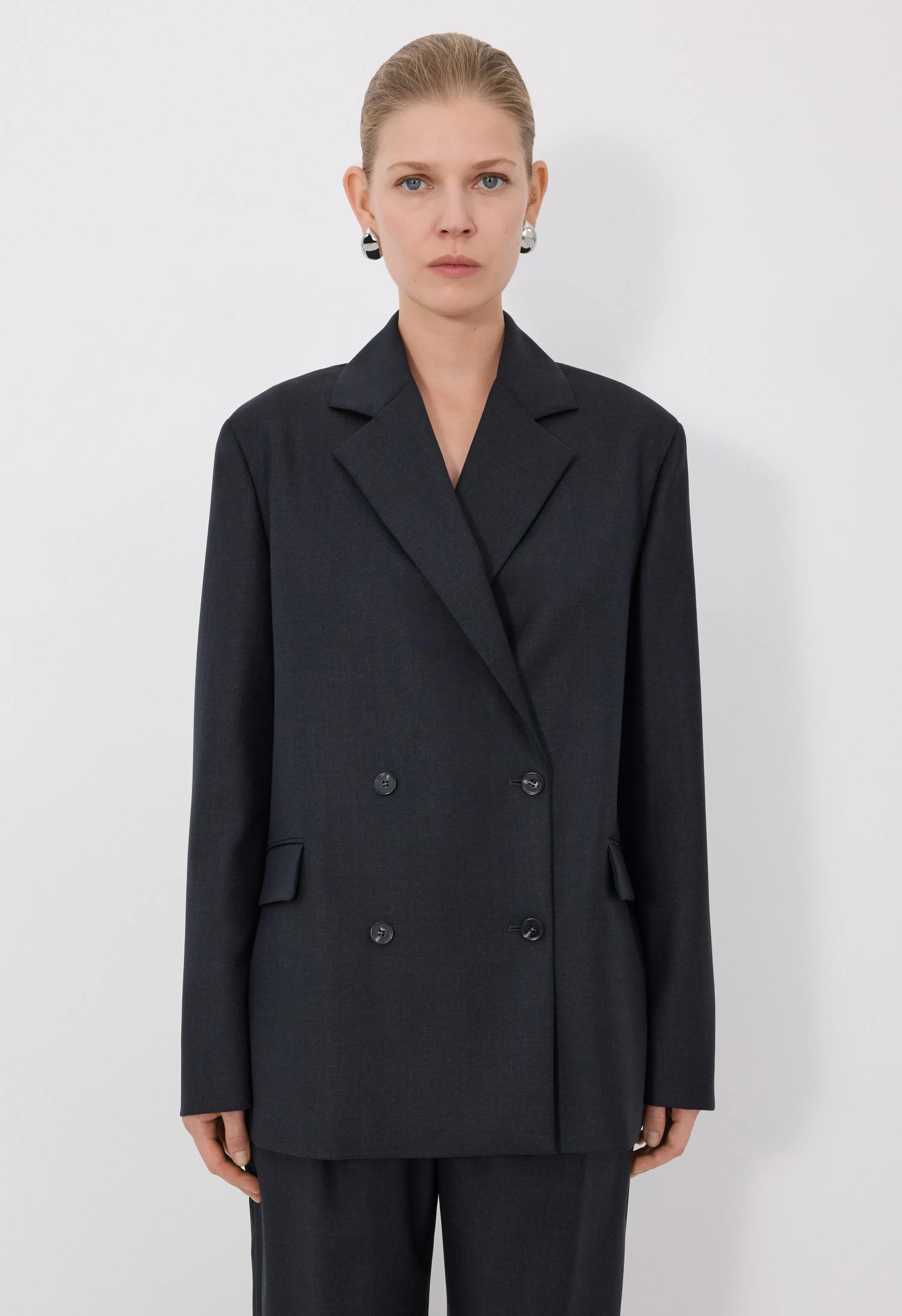 DONAU LDS Virgin wool jacket sold by Loulou De Saison product image thumbnail 4