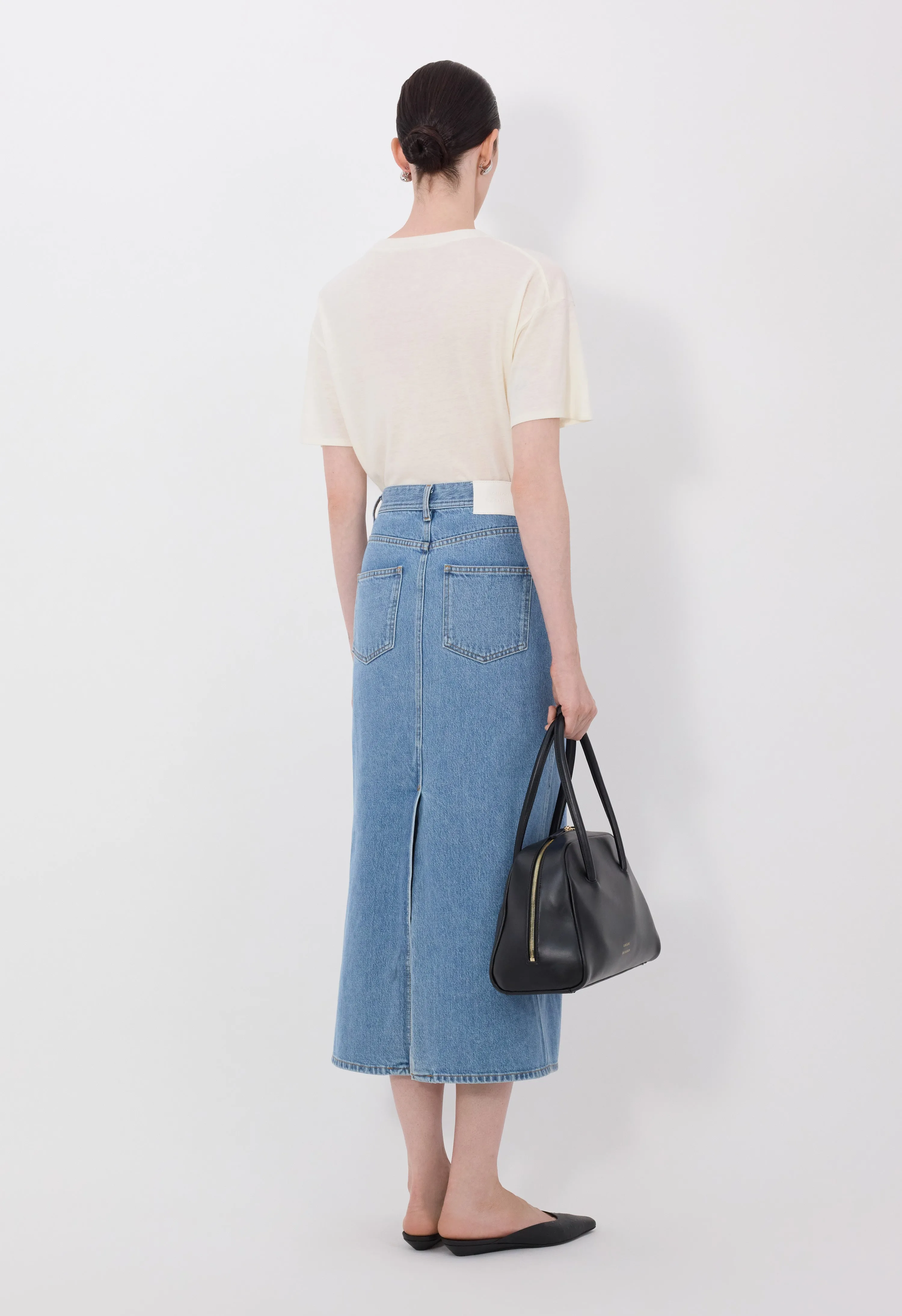 RONA LDS Denim skirt sold by Loulou De Saison product image thumbnail 5