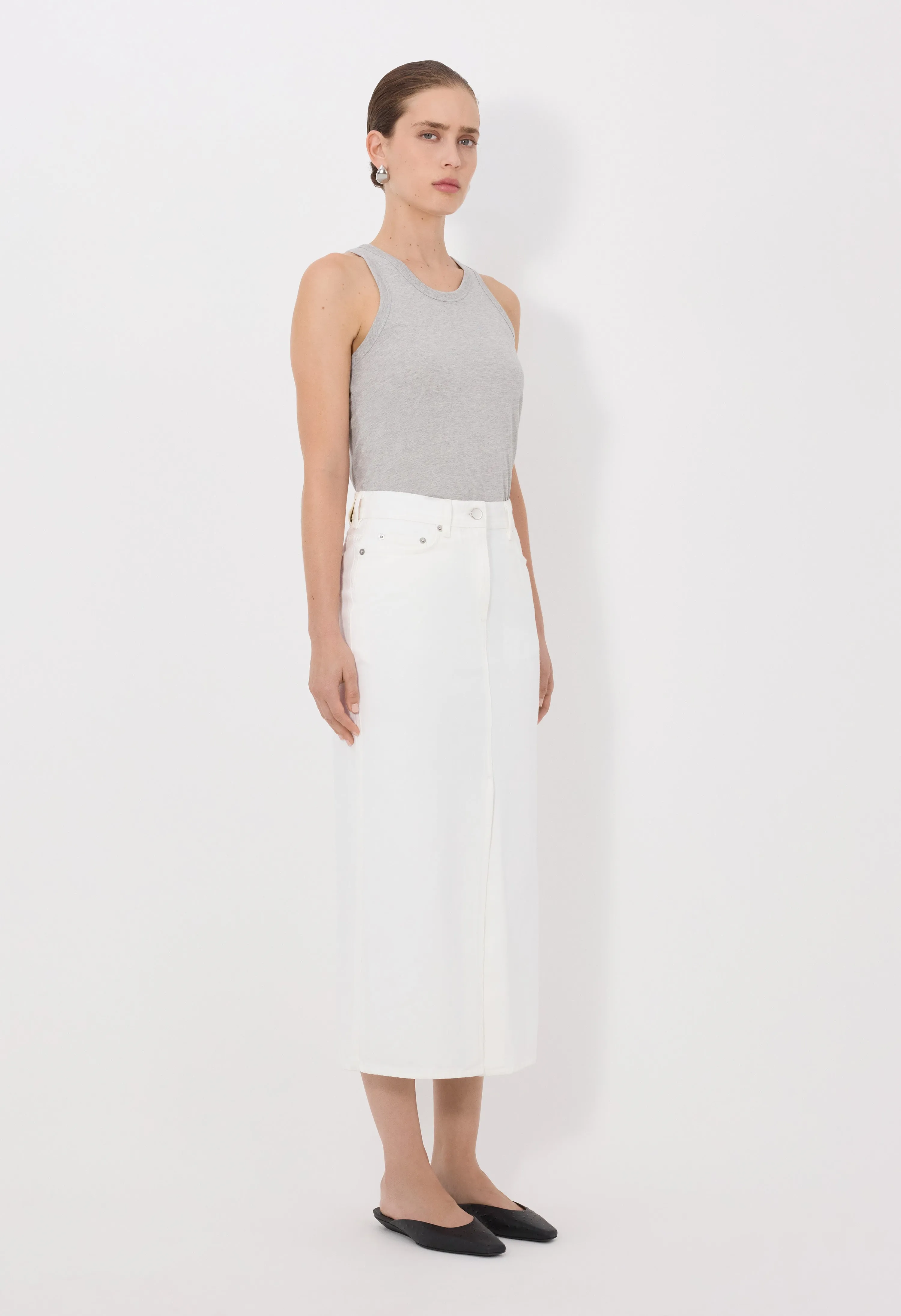 RONA LDS Denim skirt sold by Loulou De Saison product image thumbnail 3