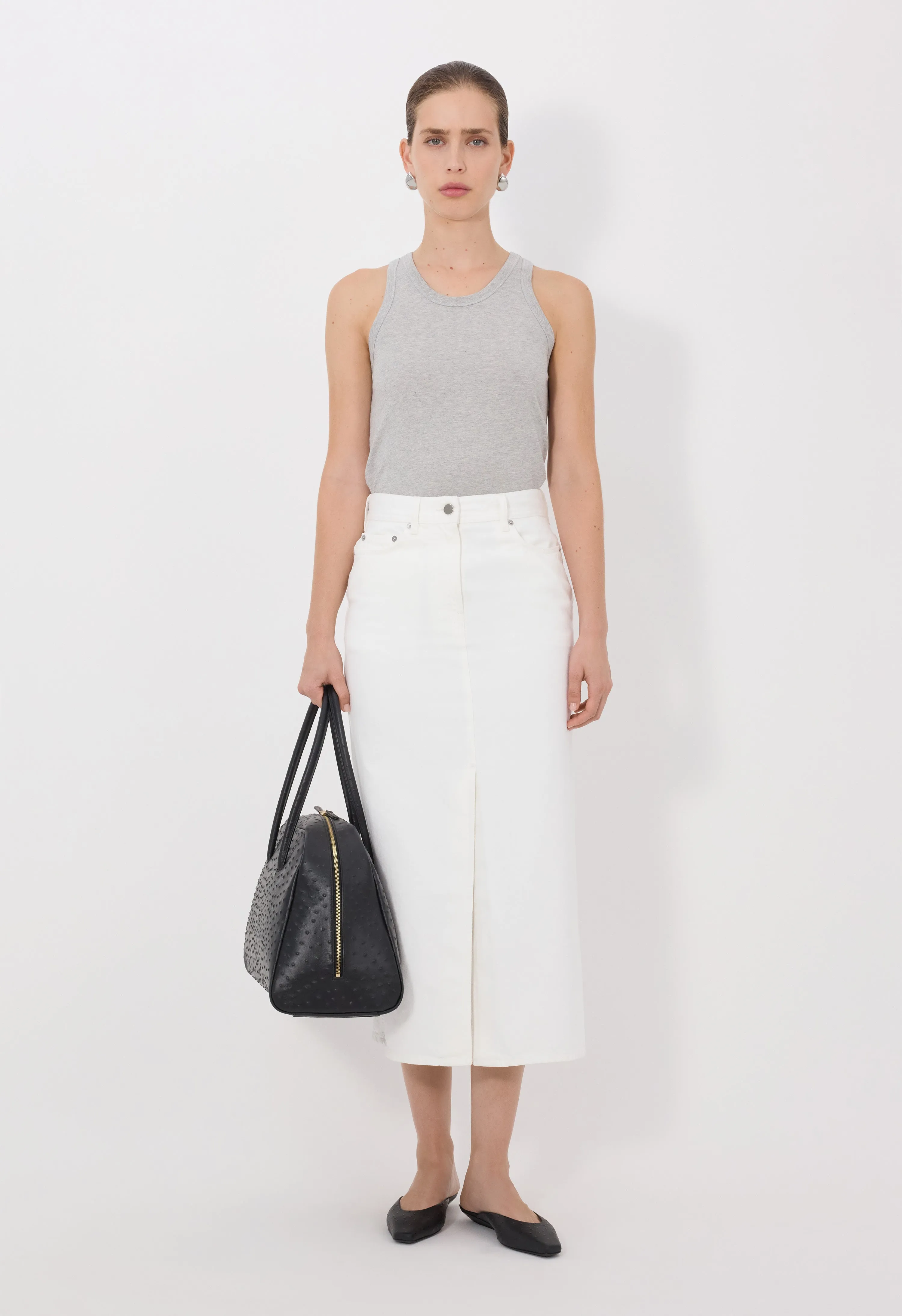 RONA LDS Denim skirt sold by Loulou De Saison