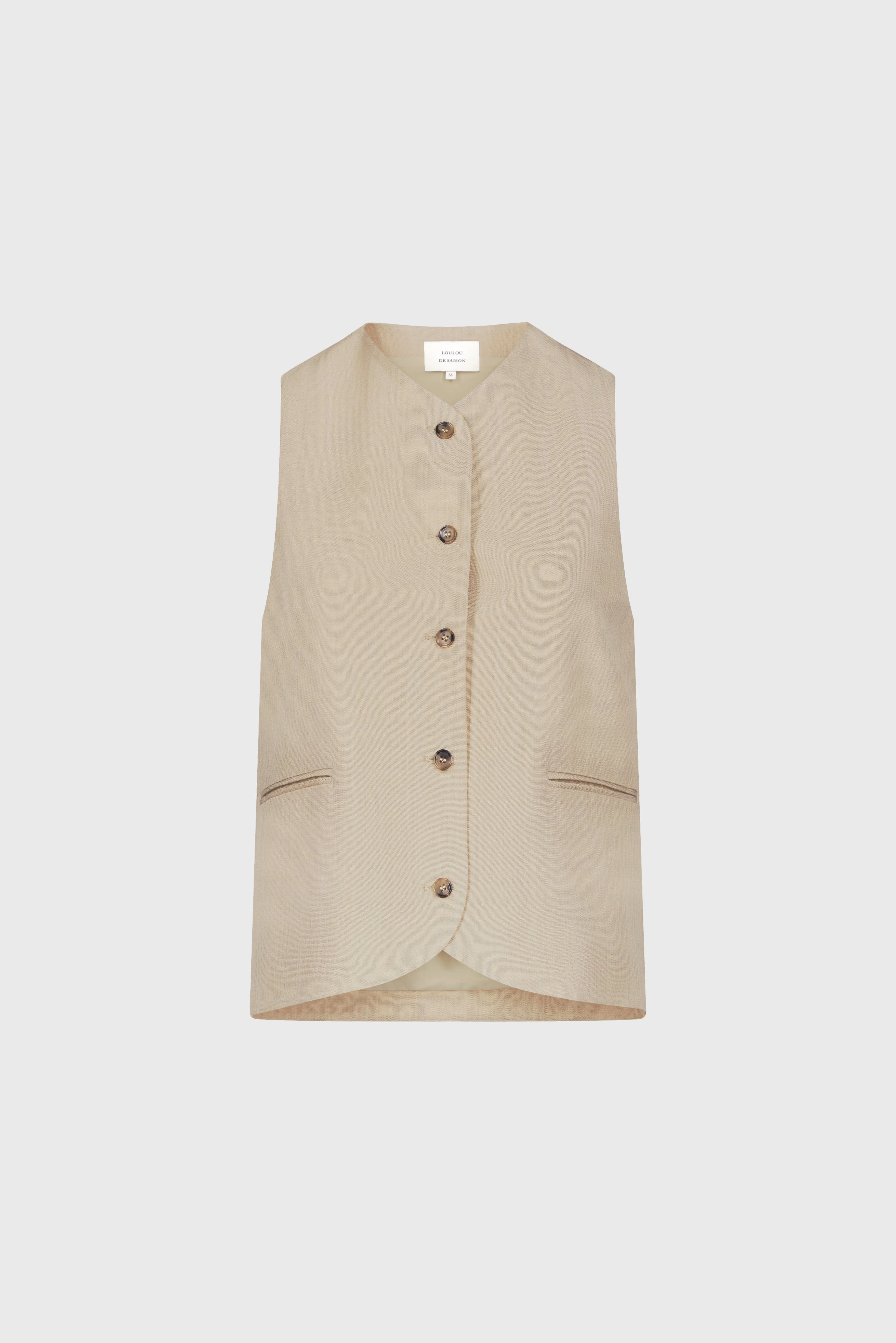 PACO Tailored waistcoat sold by Loulou De Saison product image thumbnail 2