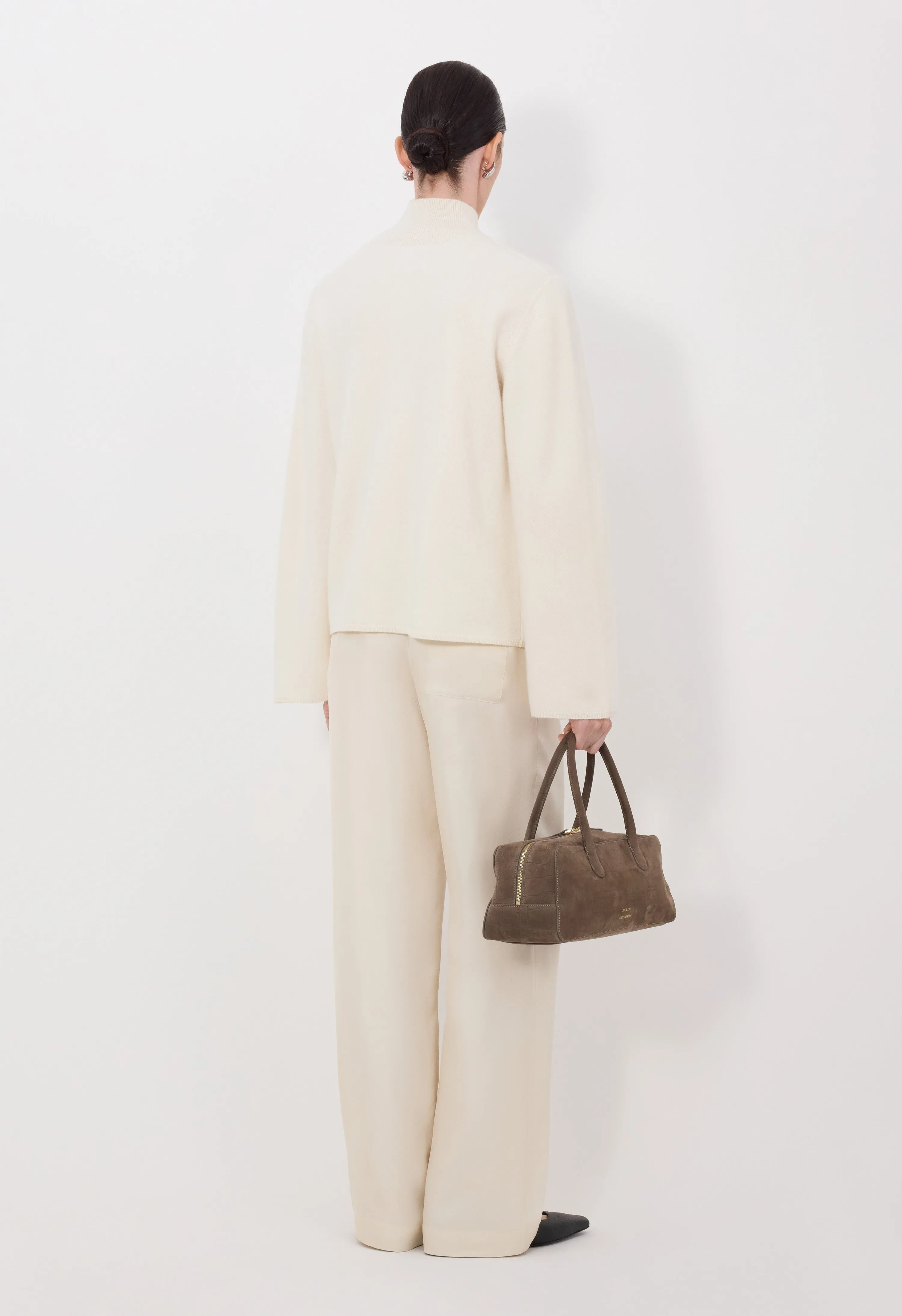 GABI Zipped cashmere cardigan sold by Loulou De Saison product image thumbnail 5