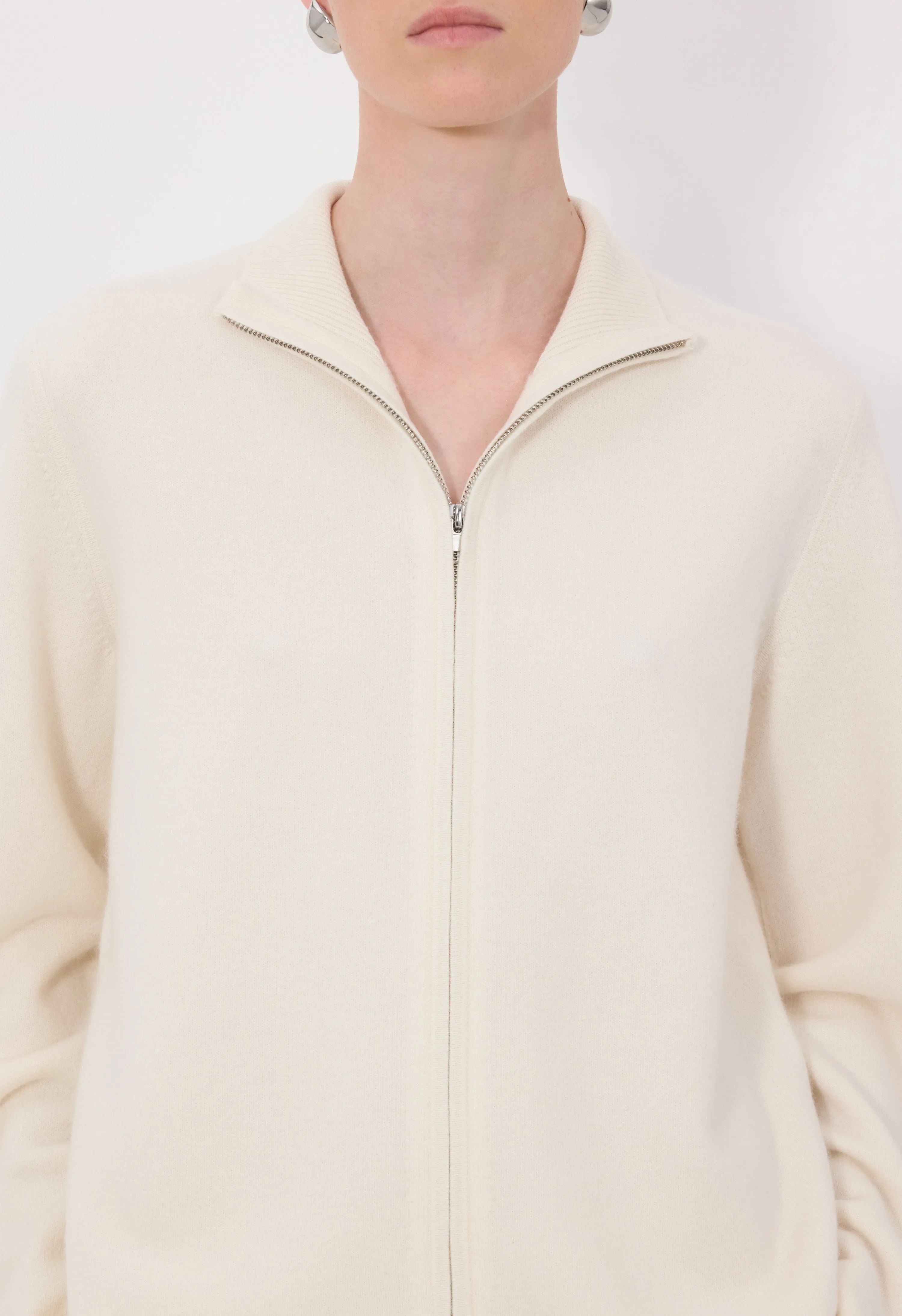 GABI Zipped cashmere cardigan sold by Loulou De Saison product image thumbnail 4