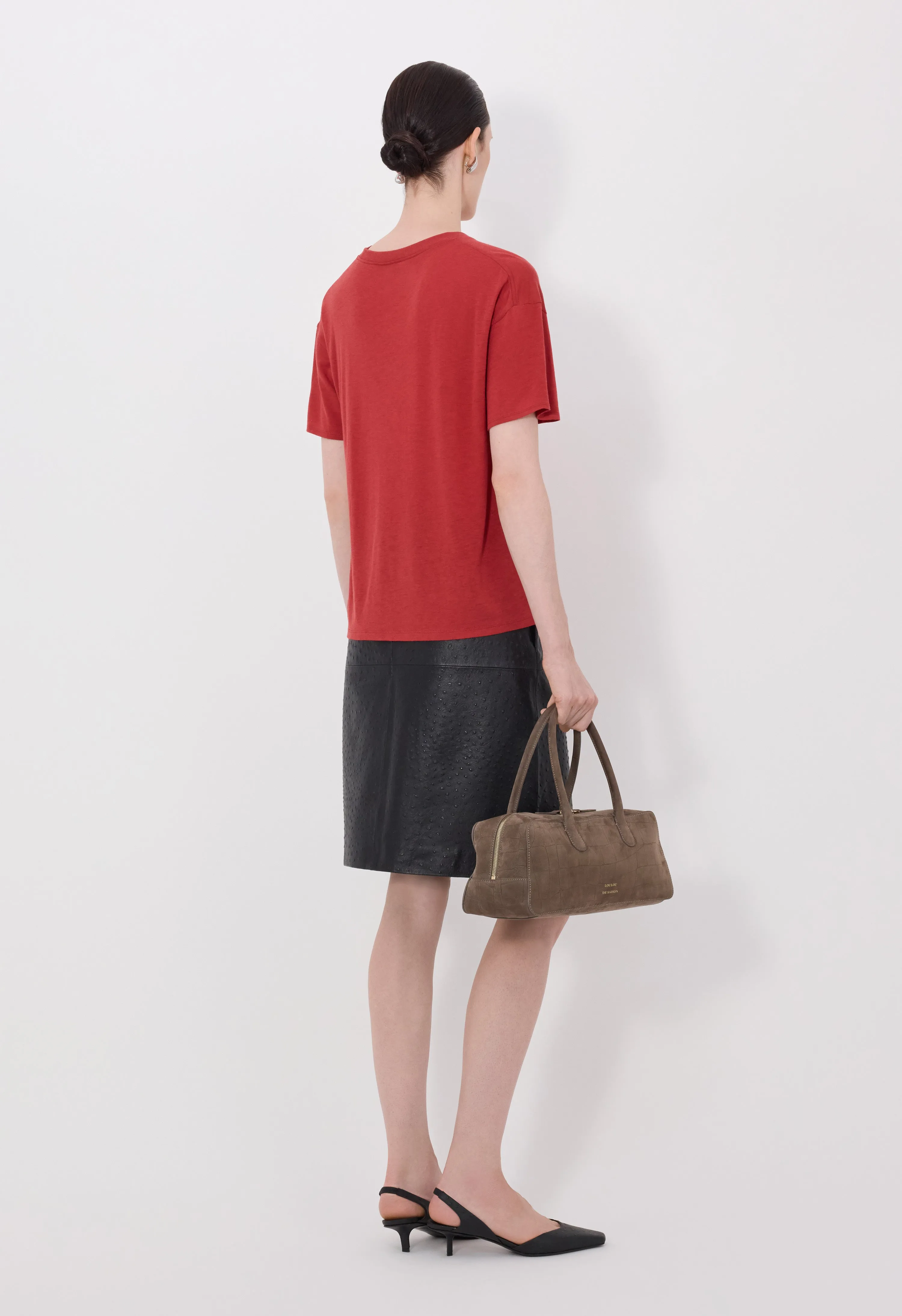 EZRA LDS Classic fit T-shirt sold by Loulou De Saison product image thumbnail 5