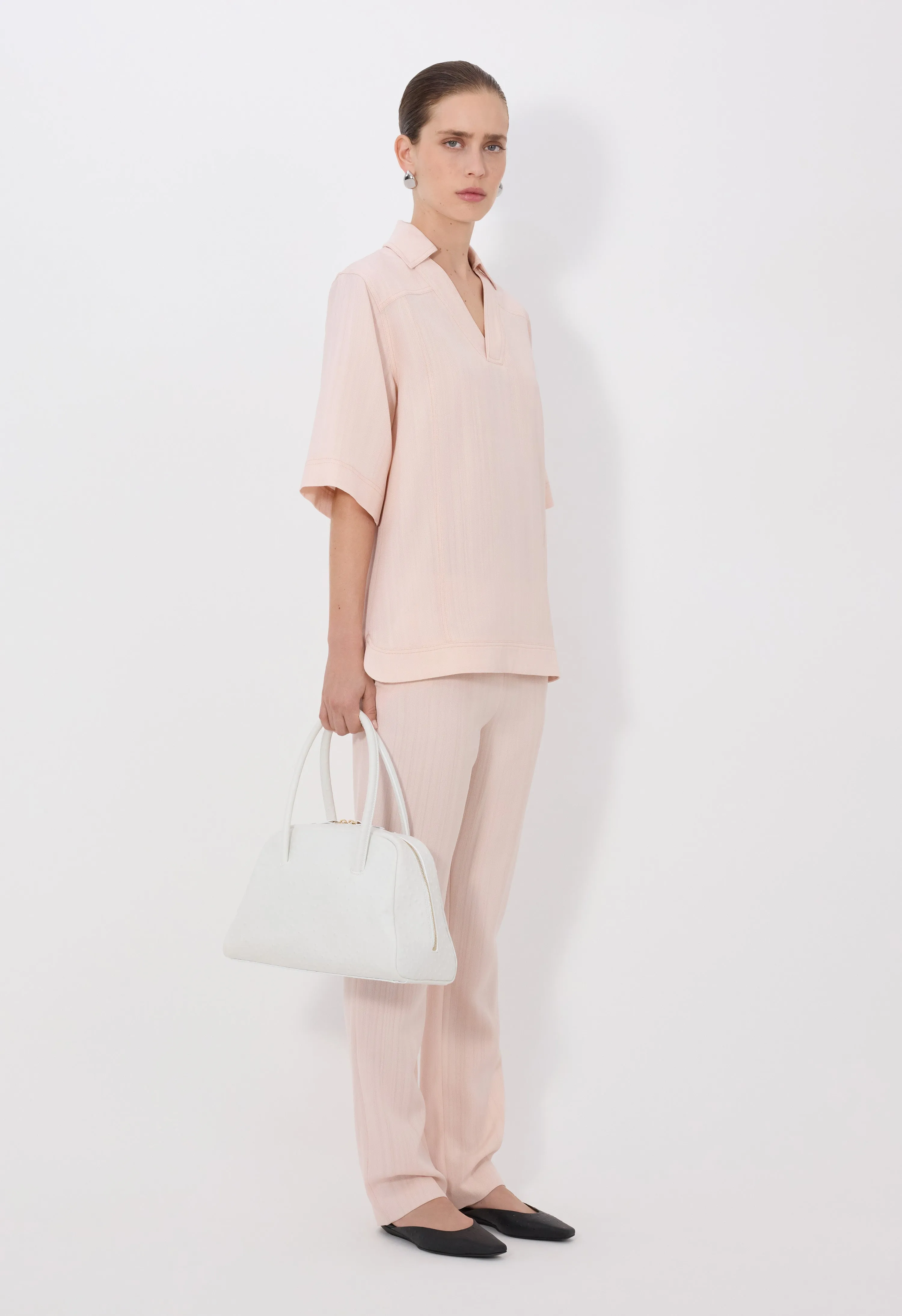 ERMO Oversized polo shirt sold by Loulou De Saison product image thumbnail 3