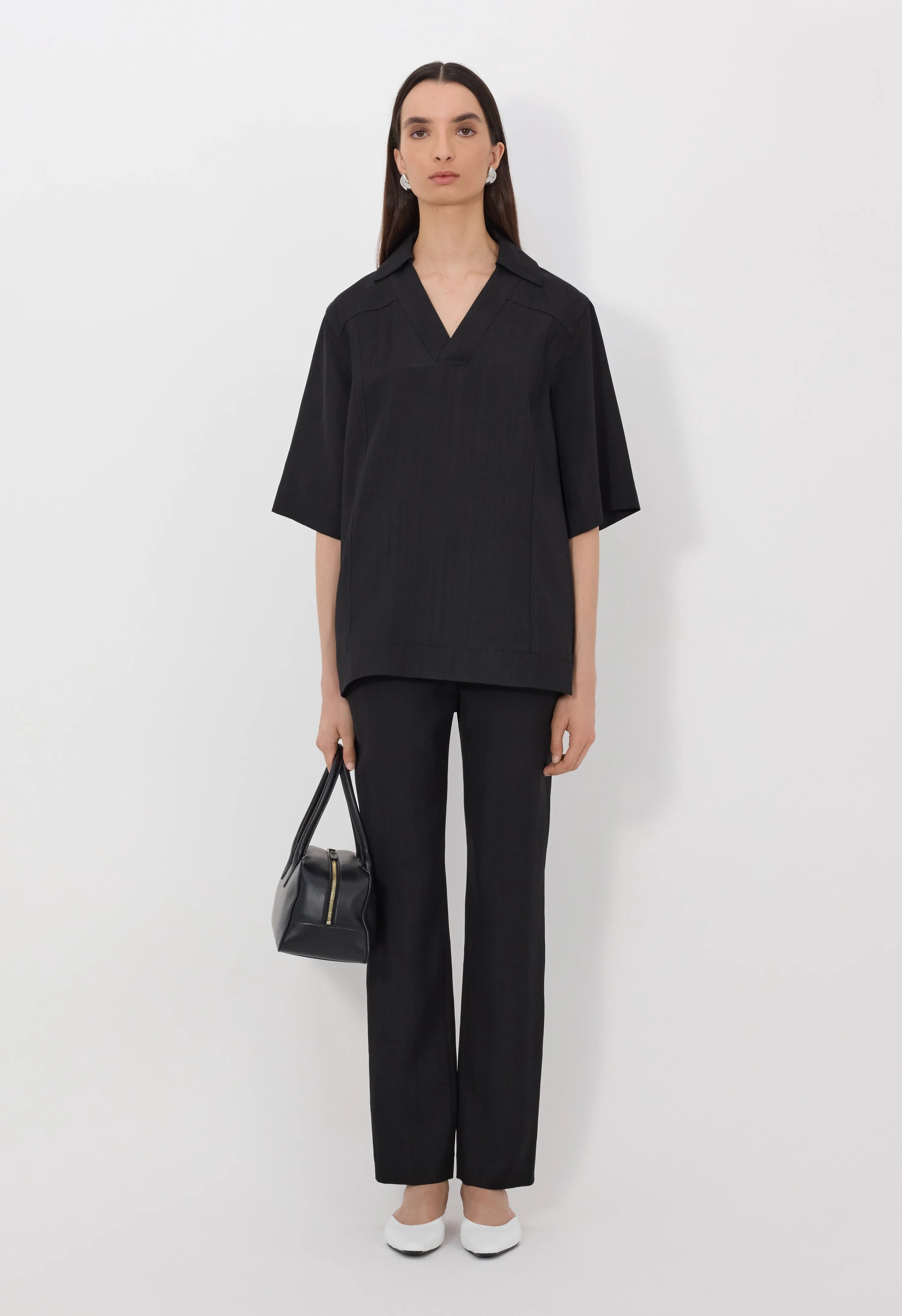 ERMO Oversized polo shirt sold by Loulou De Saison