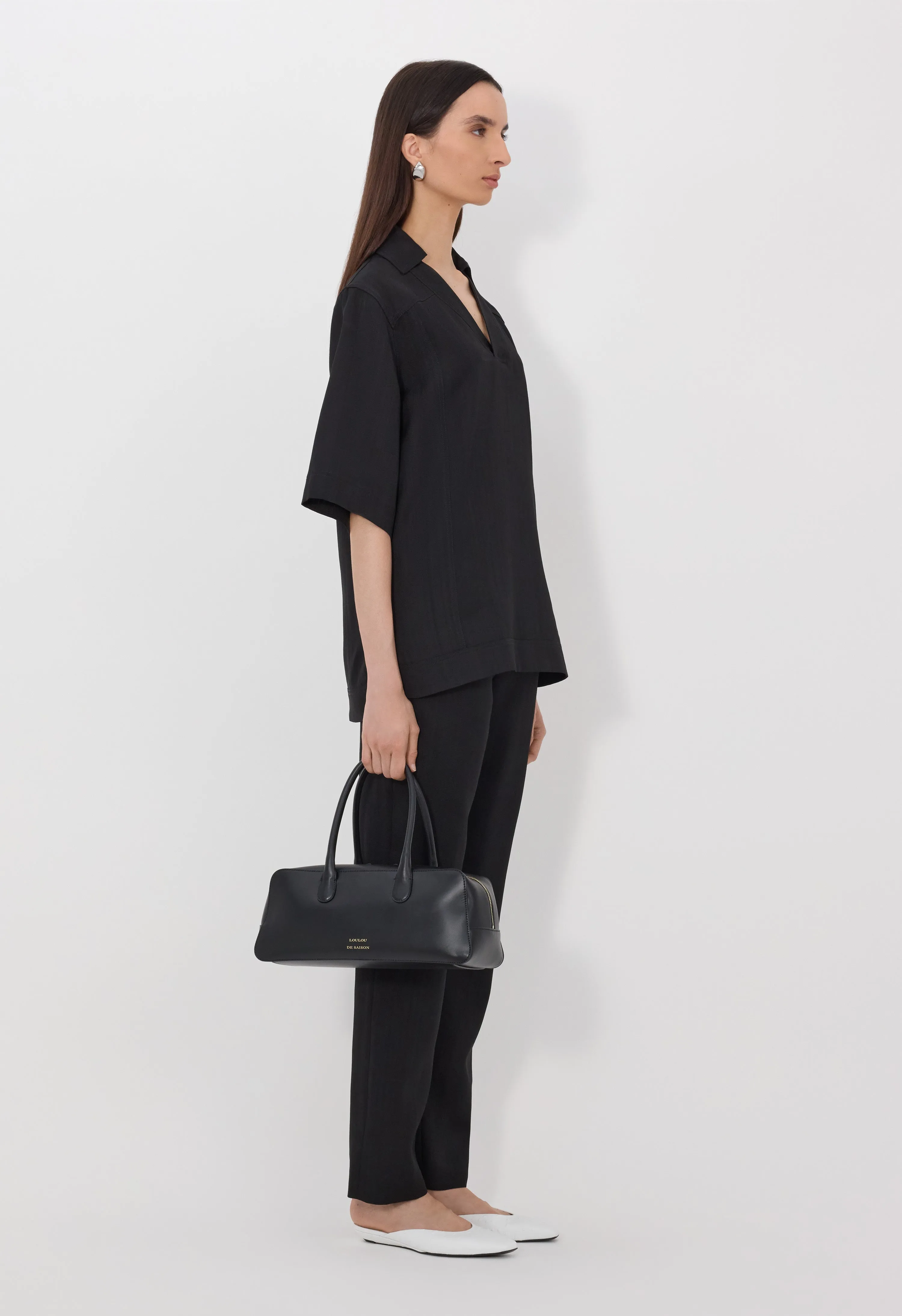 ERMO Oversized polo shirt sold by Loulou De Saison product image thumbnail 3