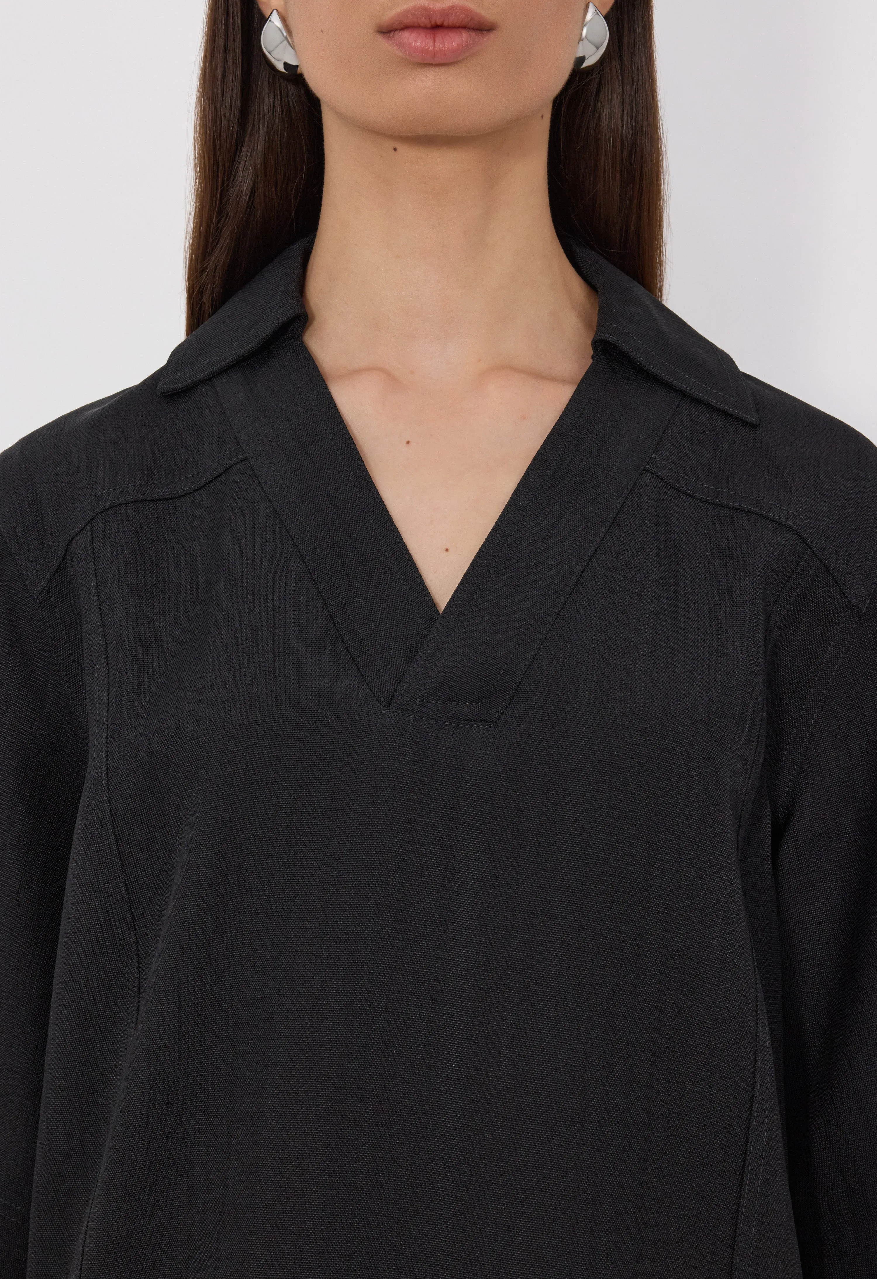 ERMO Oversized polo shirt sold by Loulou De Saison product image thumbnail 4