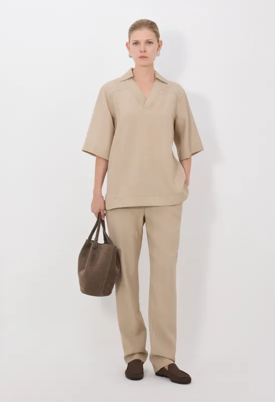 ERMO Oversized polo shirt made by Loulou De Saison