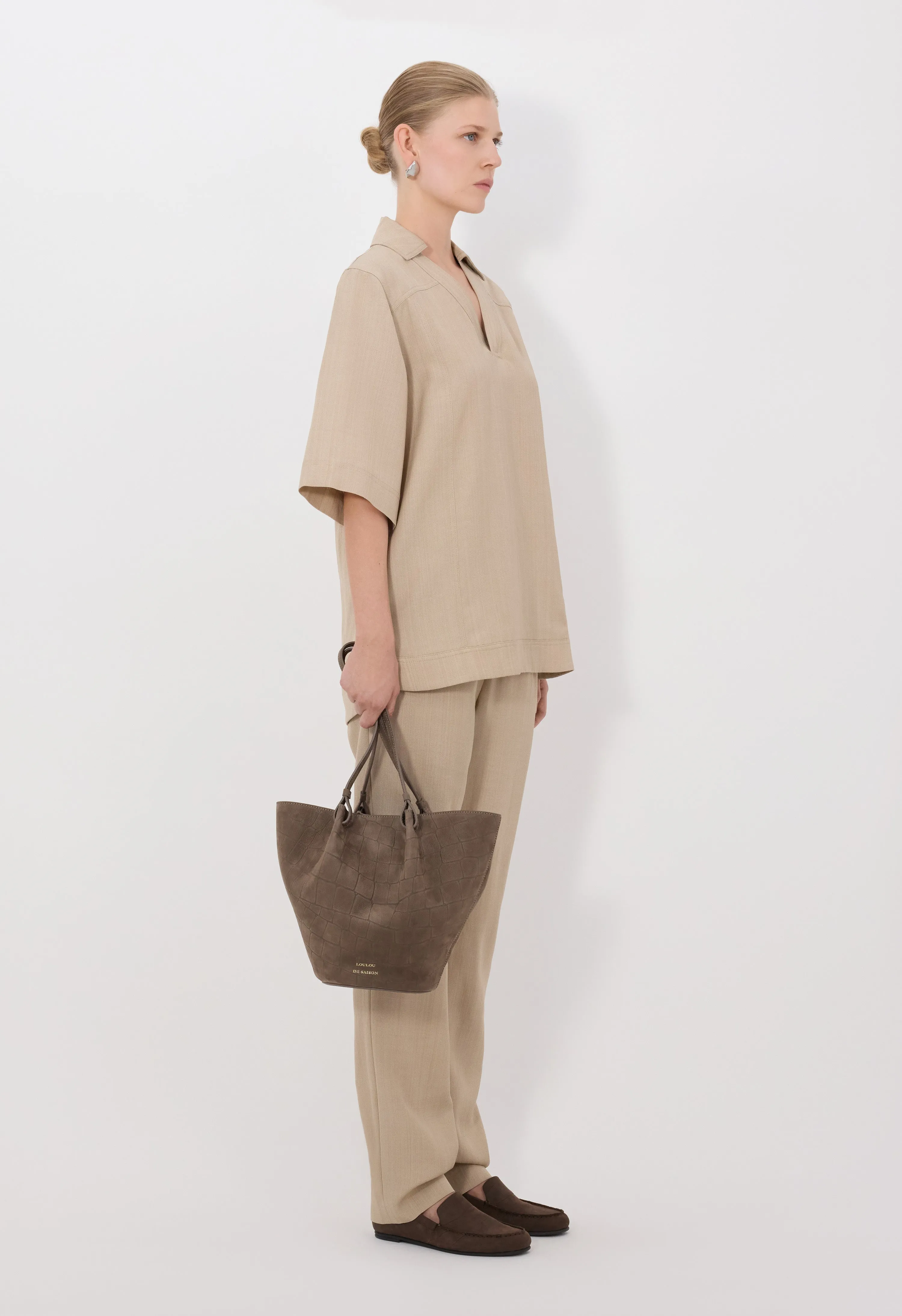 ERMO Oversized polo shirt sold by Loulou De Saison product image thumbnail 3