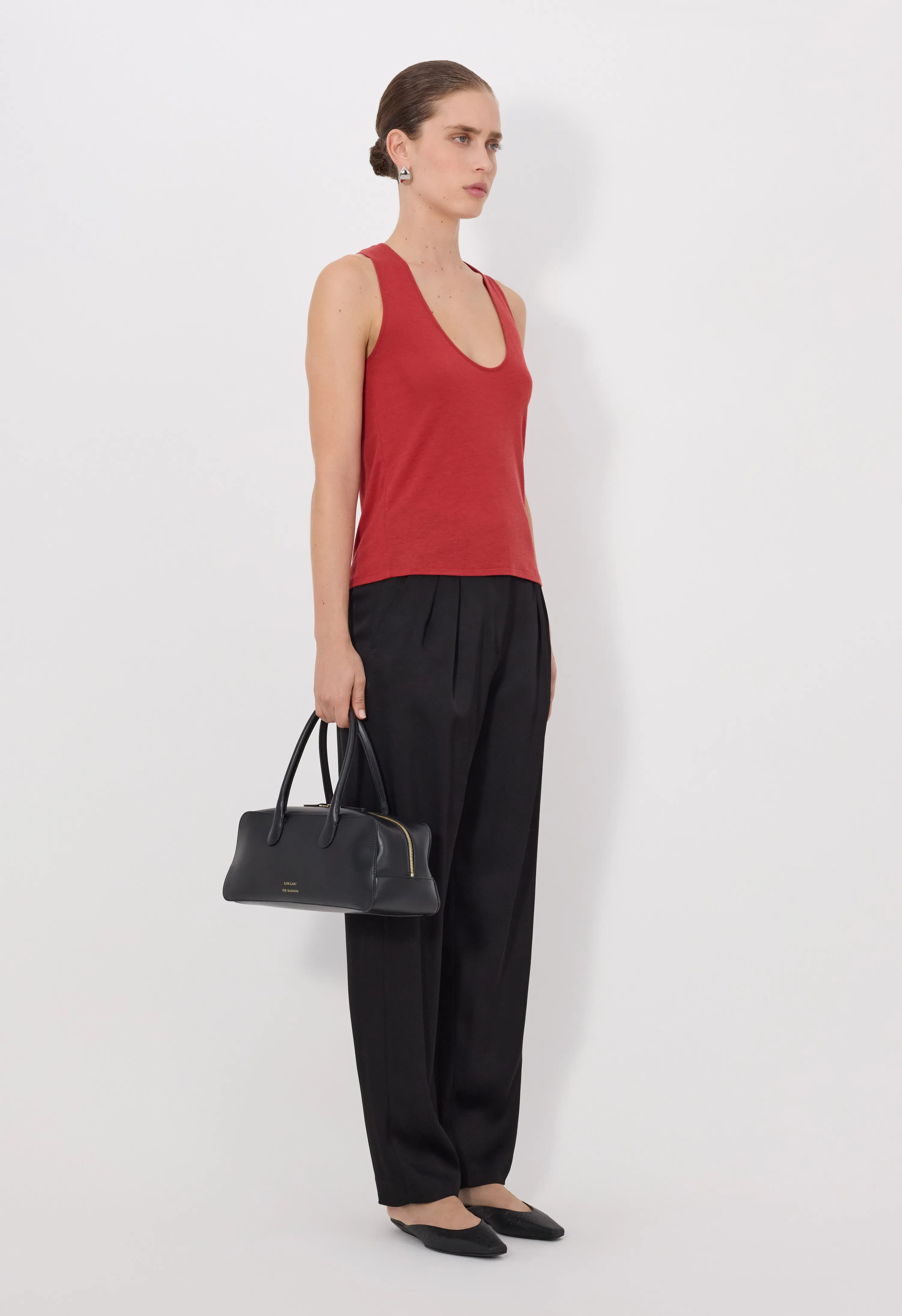 ALBIA LDS U neck tank top sold by Loulou De Saison product image thumbnail 3