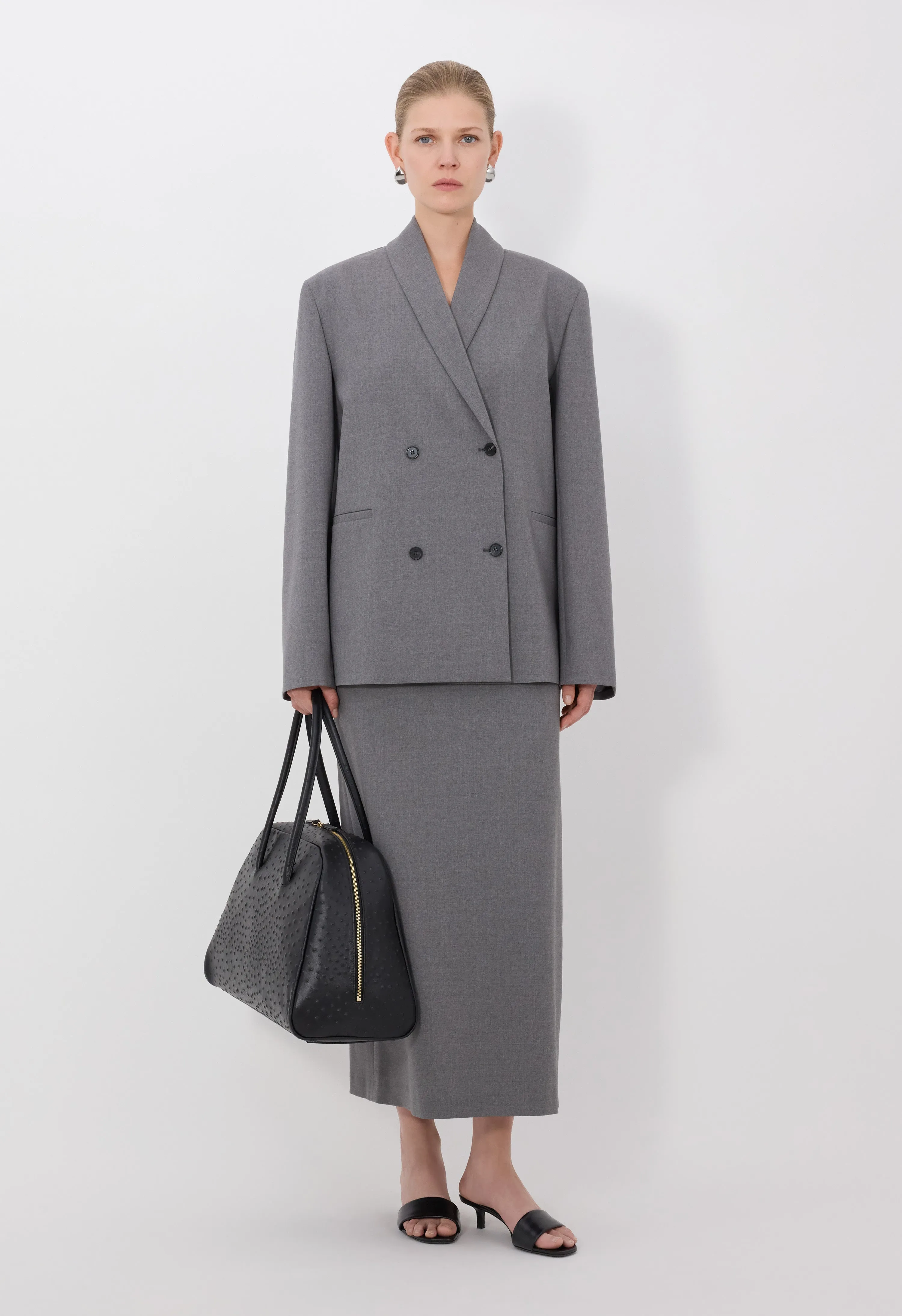 SANCIA LDS Double breasted shawl collar jacket sold by Loulou De Saison