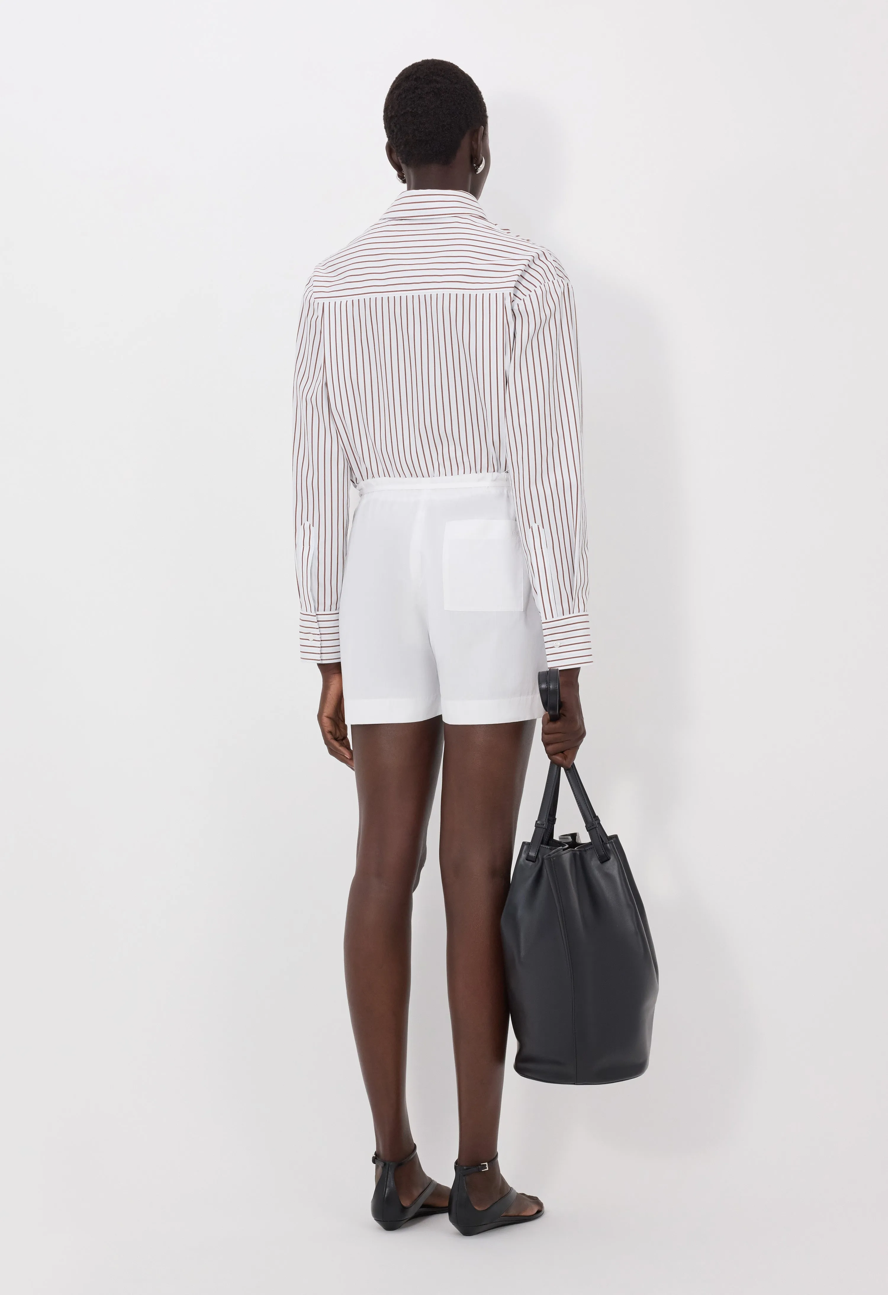 MALONE Cotton poplin shorts sold by Loulou De Saison product image thumbnail 5