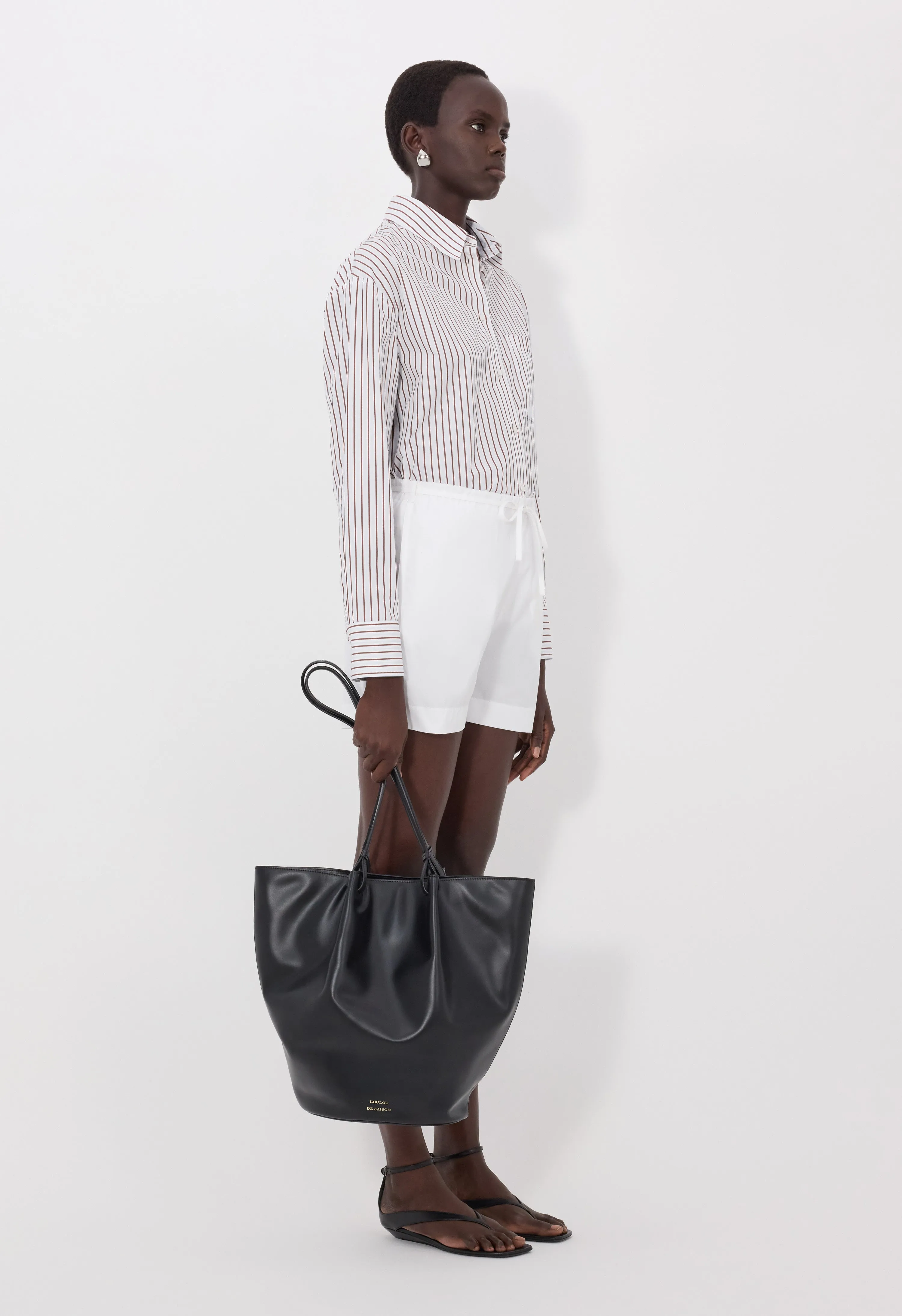 MALONE Cotton poplin shorts sold by Loulou De Saison product image thumbnail 3