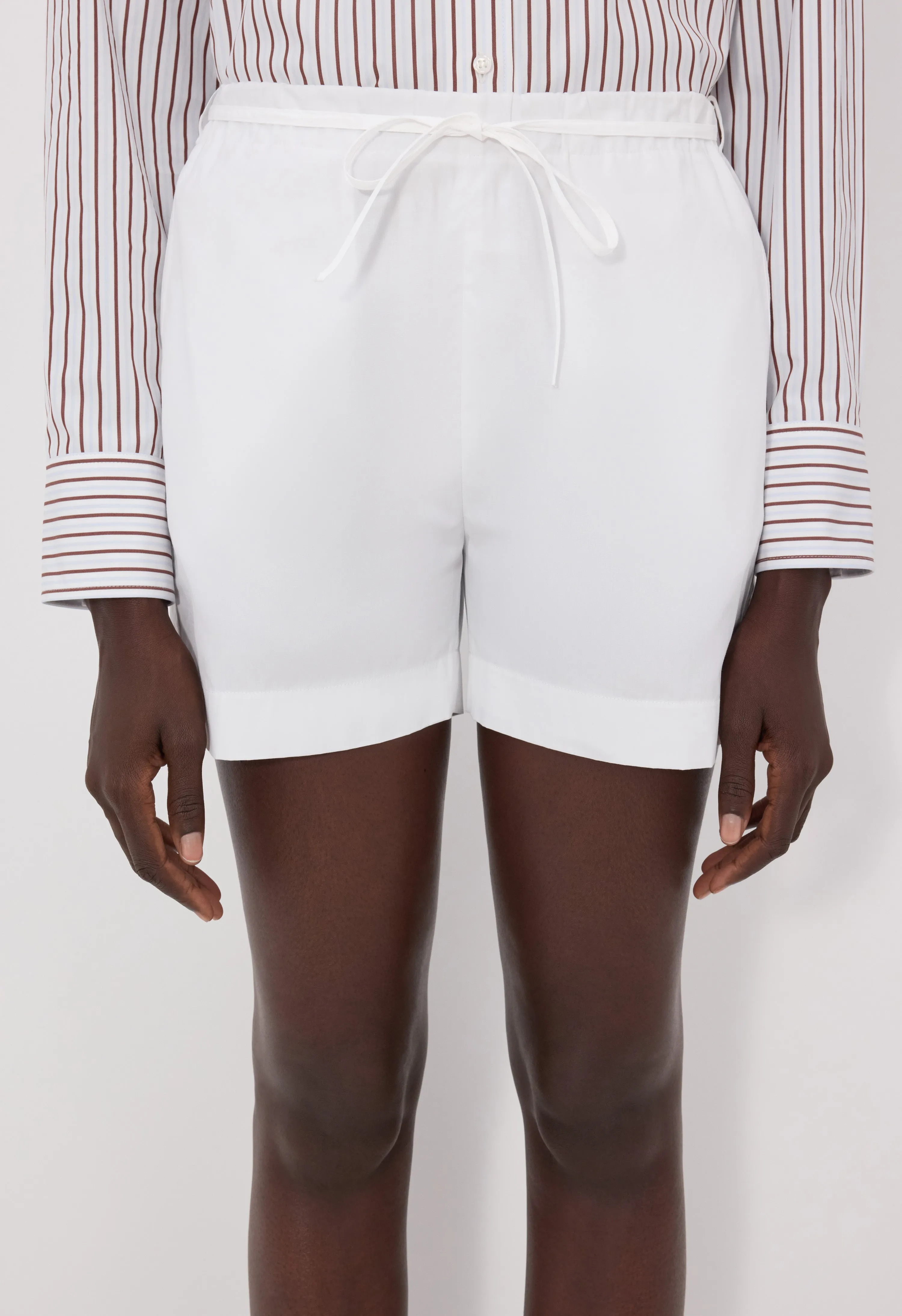 MALONE Cotton poplin shorts sold by Loulou De Saison product image thumbnail 4