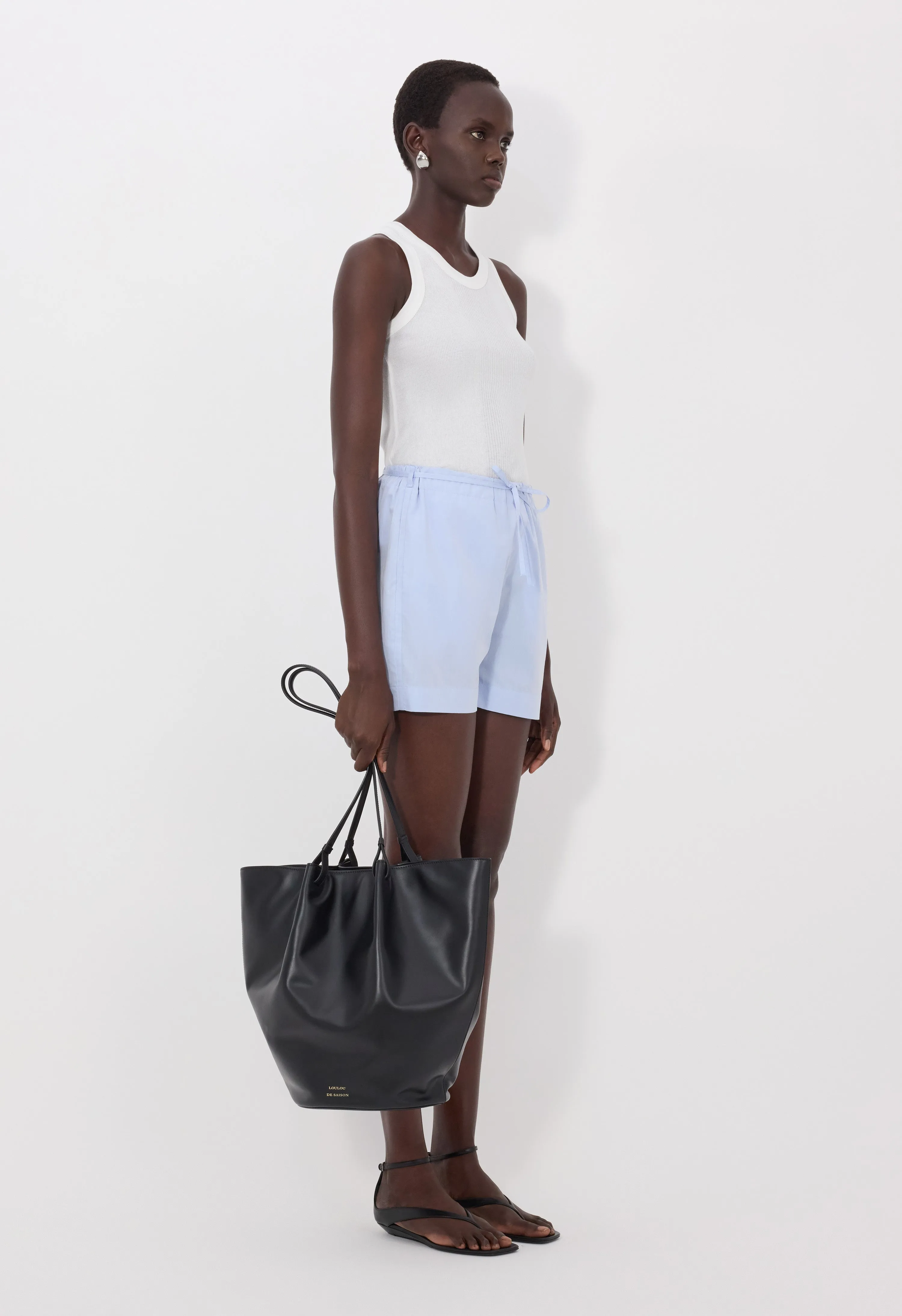 MALONE Cotton poplin shorts sold by Loulou De Saison product image thumbnail 3