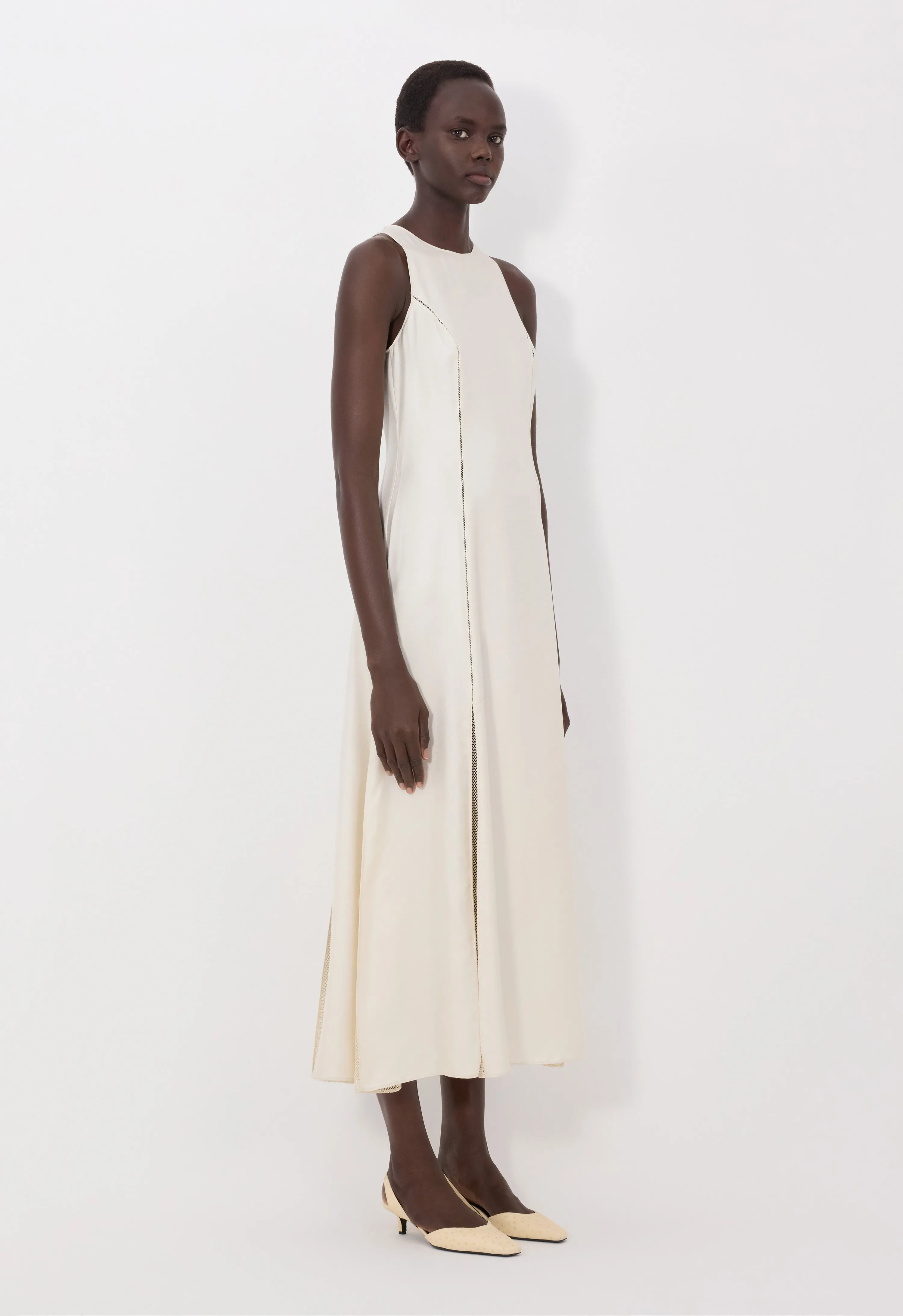 IRAKA Silk twill dress sold by Loulou De Saison product image thumbnail 3