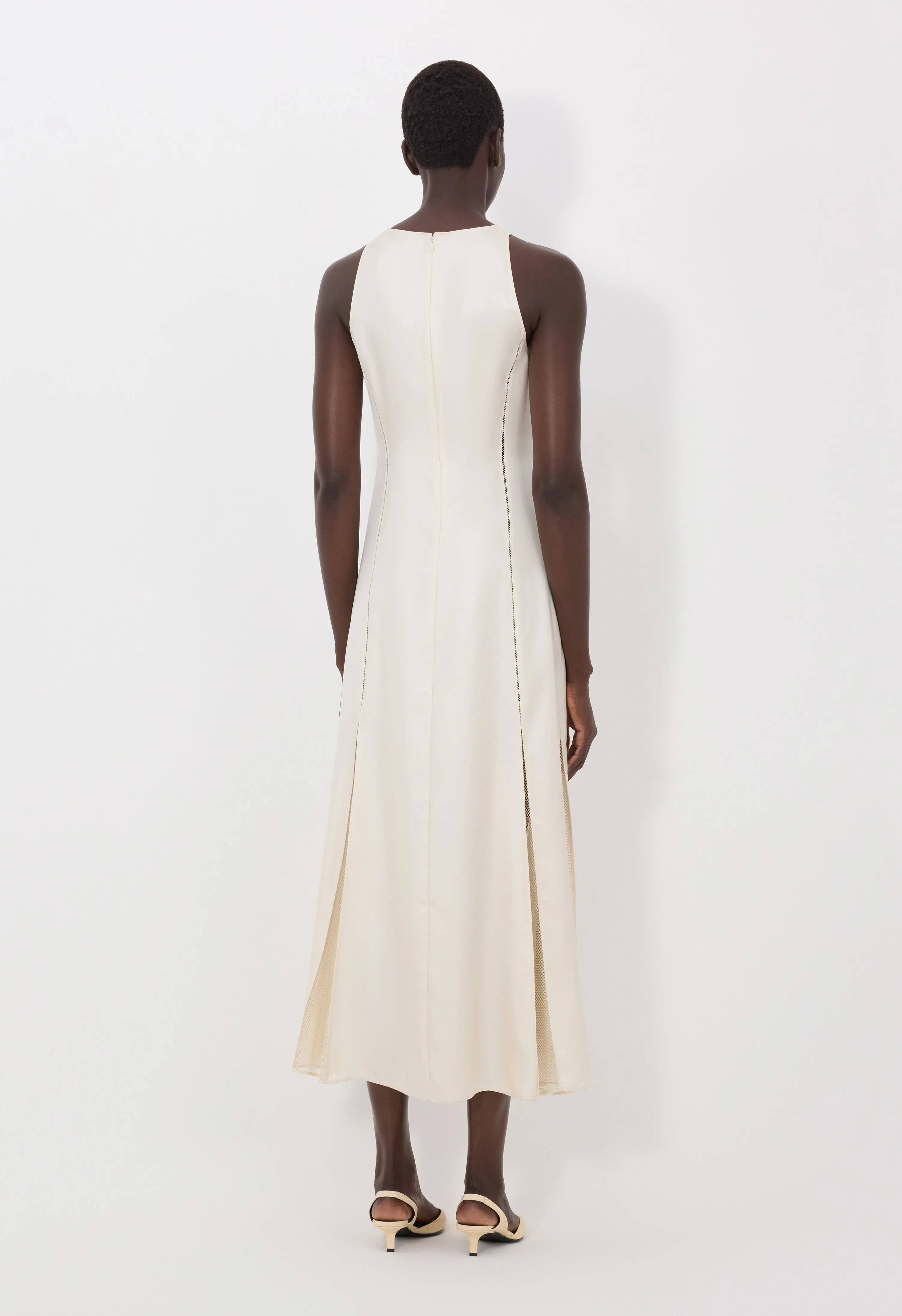 IRAKA Silk twill dress sold by Loulou De Saison product image thumbnail 5