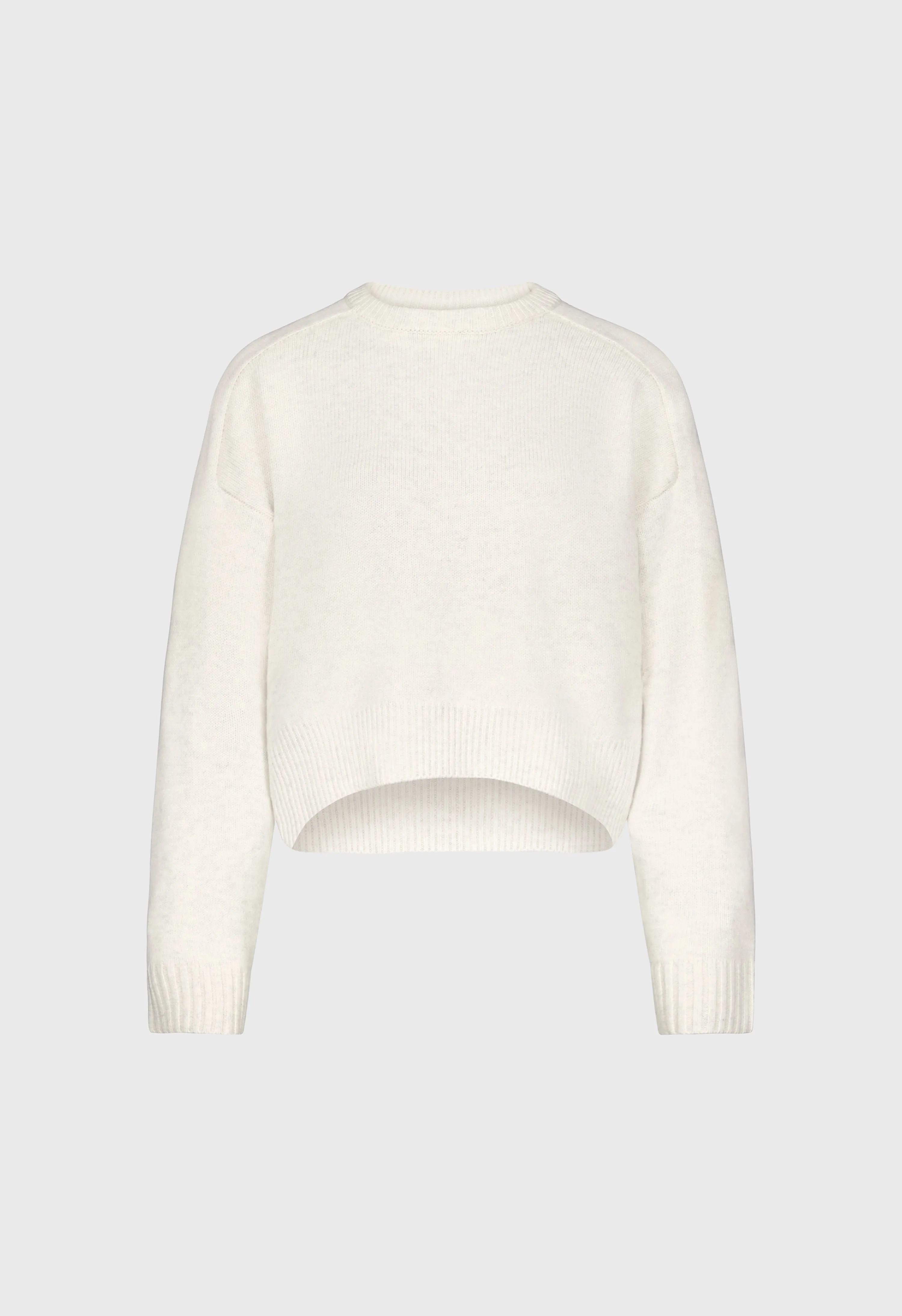 BRUZZI LDS Cropped wool cashmere sweater sold by Loulou De Saison product image thumbnail 2