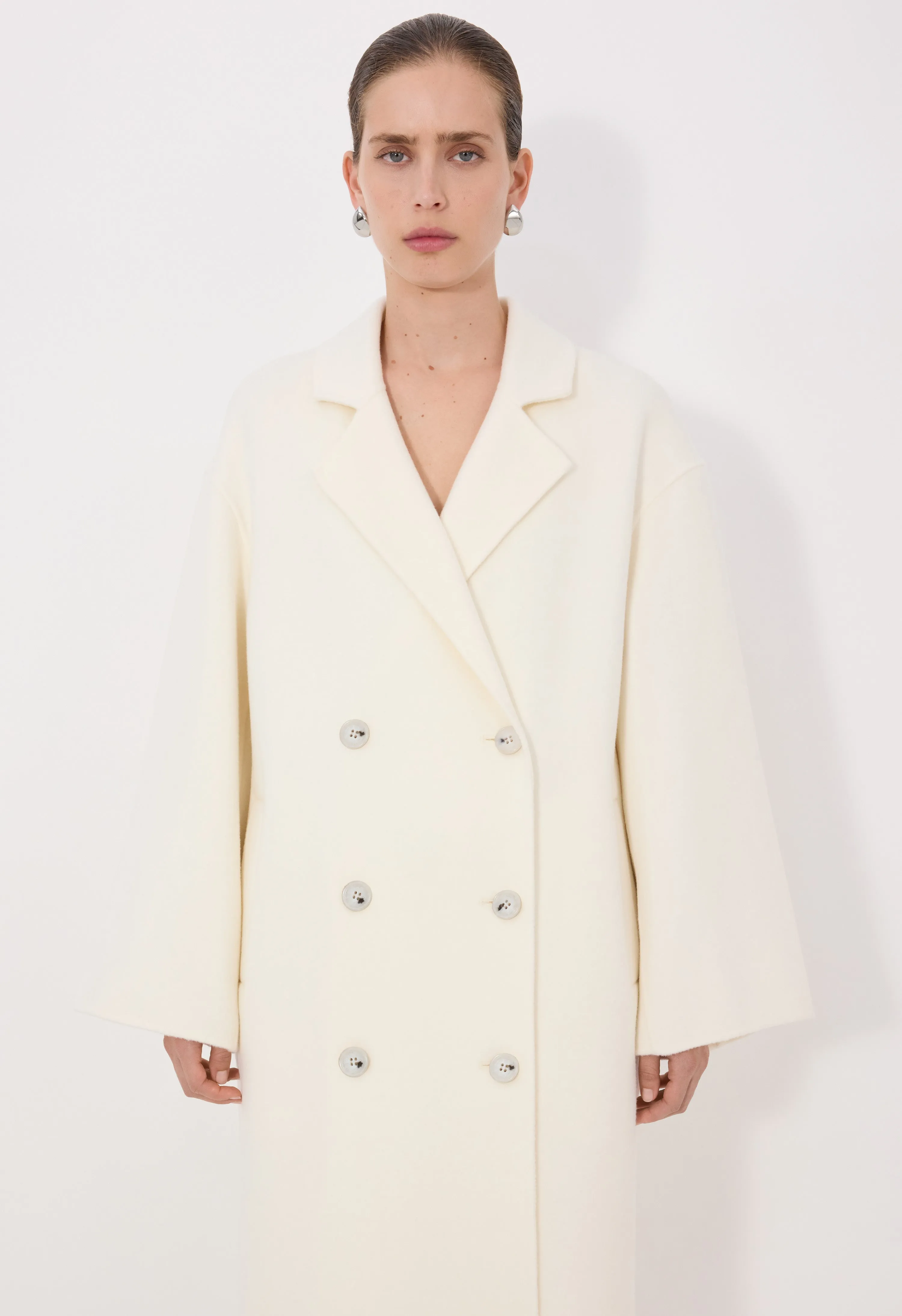 BORNEO LDS Wool drap coat sold by Loulou De Saison product image thumbnail 4