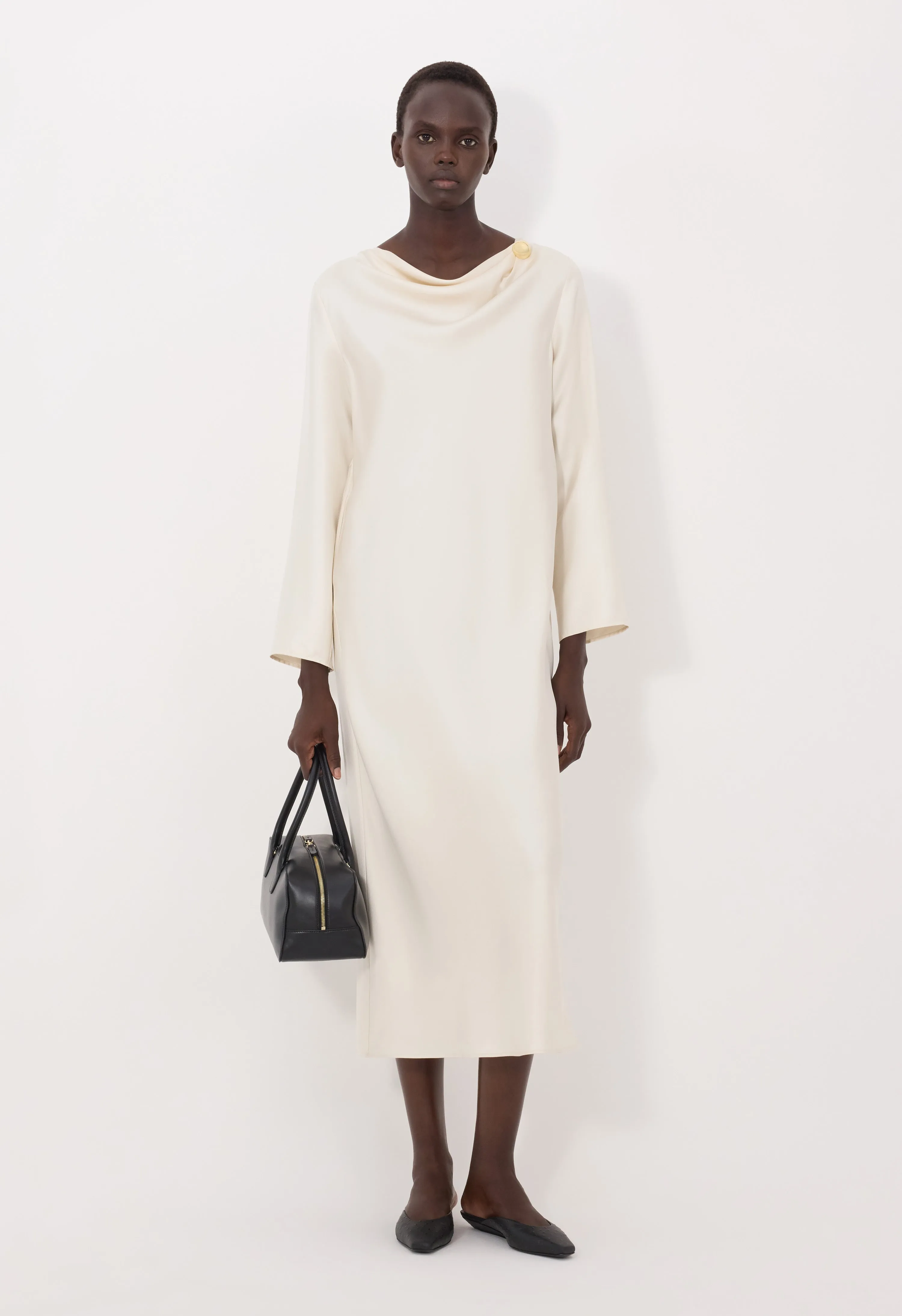 ZOYA Silk twill dress sold by Loulou De Saison