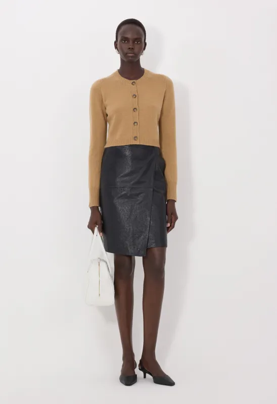 ZEPHIR LDS Cropped cashmere cardigan sold by Loulou De Saison