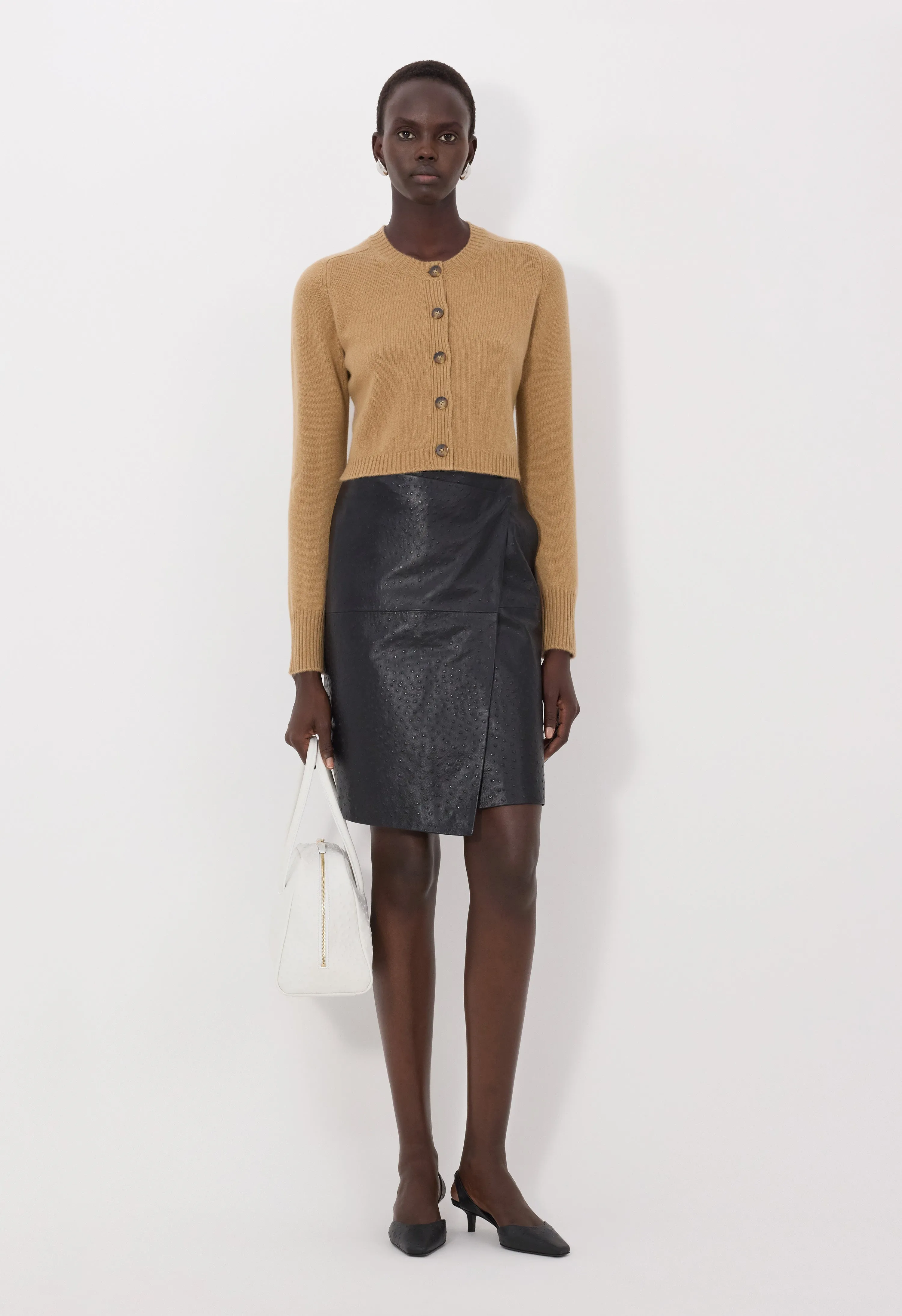 ZEPHIR LDS Cropped cashmere cardigan sold by Loulou De Saison