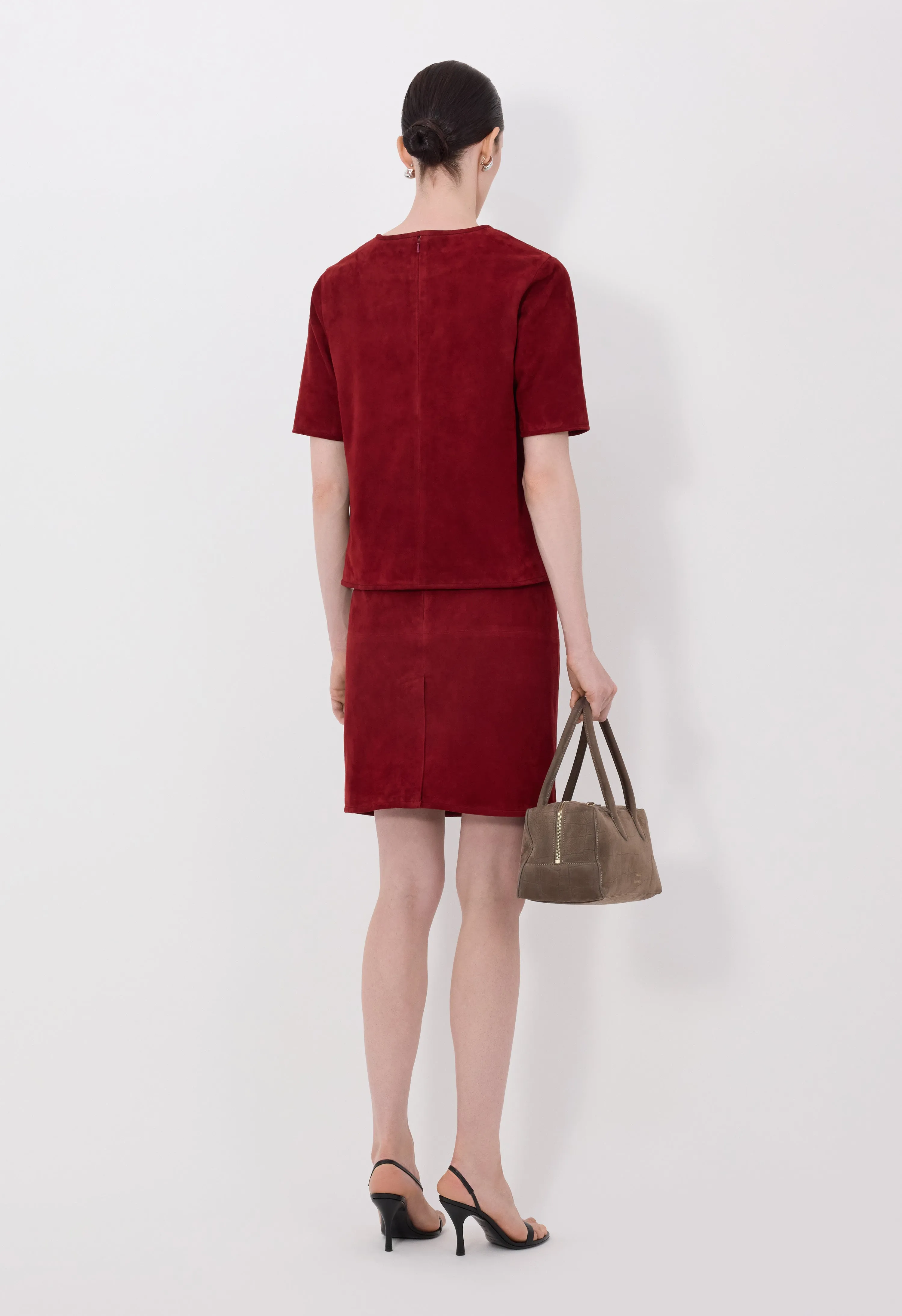 ZAIDA Suede top sold by Loulou De Saison product image thumbnail 5