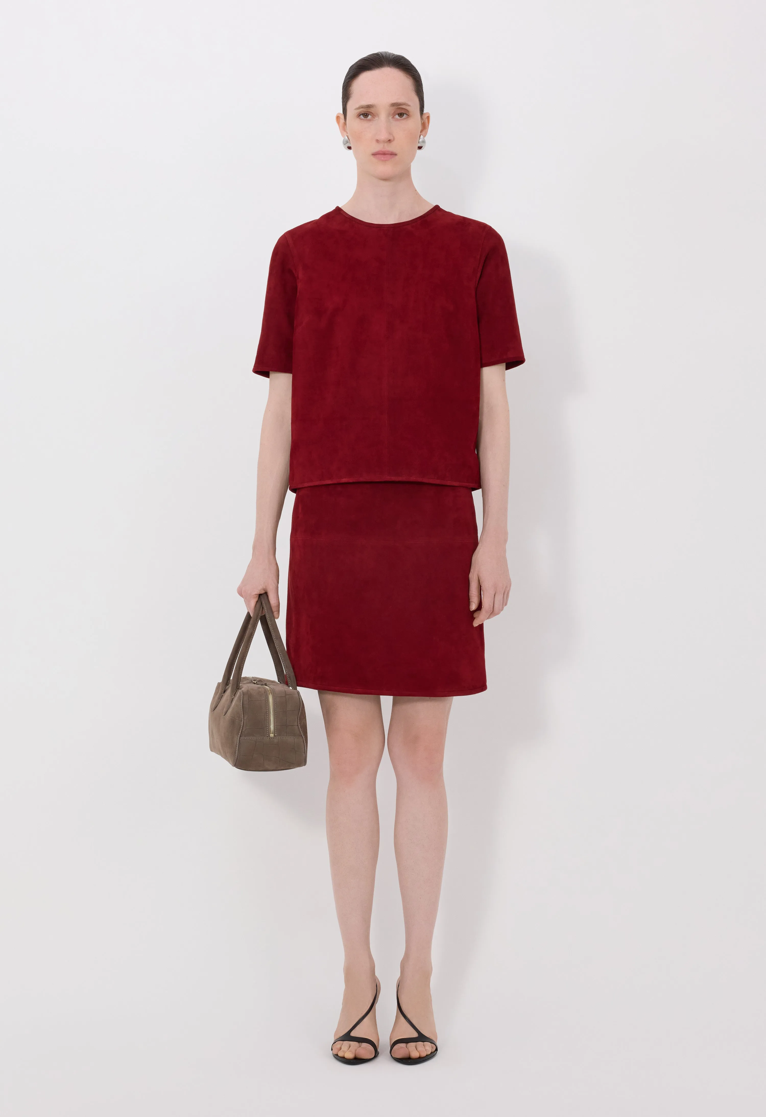 ZAIDA Suede top sold by Loulou De Saison