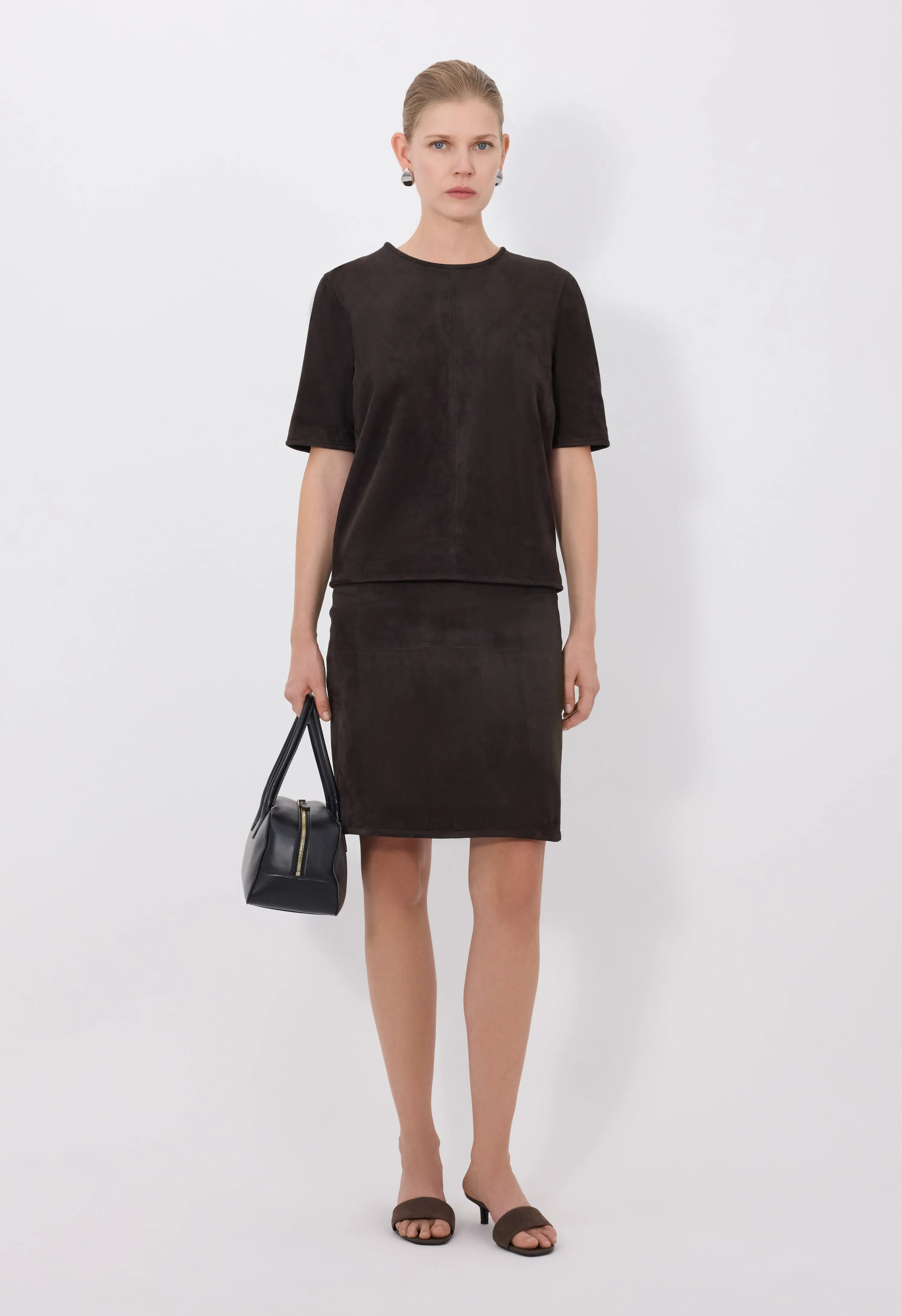 ZAIDA Suede top sold by Loulou De Saison