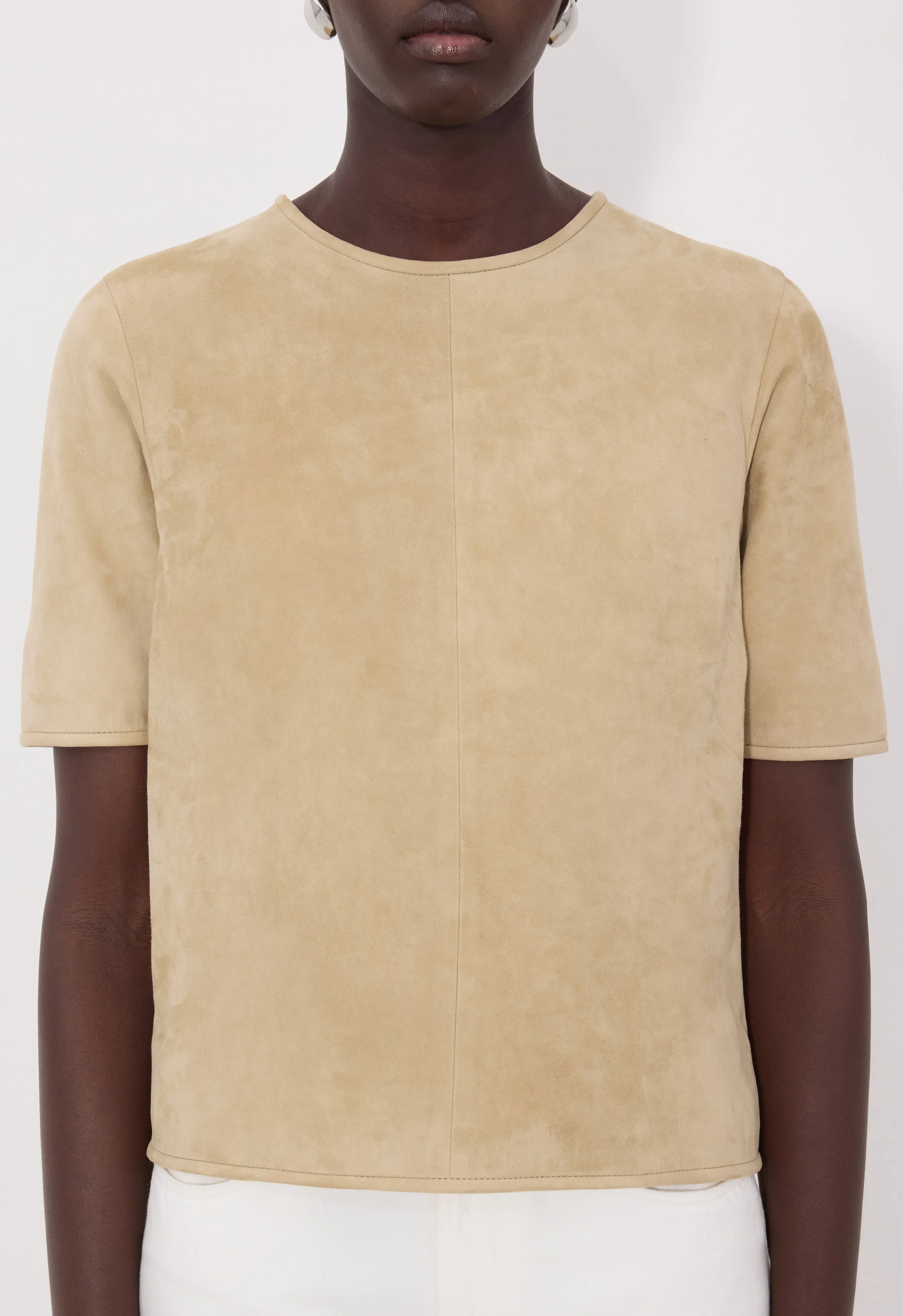 ZAIDA Suede top sold by Loulou De Saison product image thumbnail 4