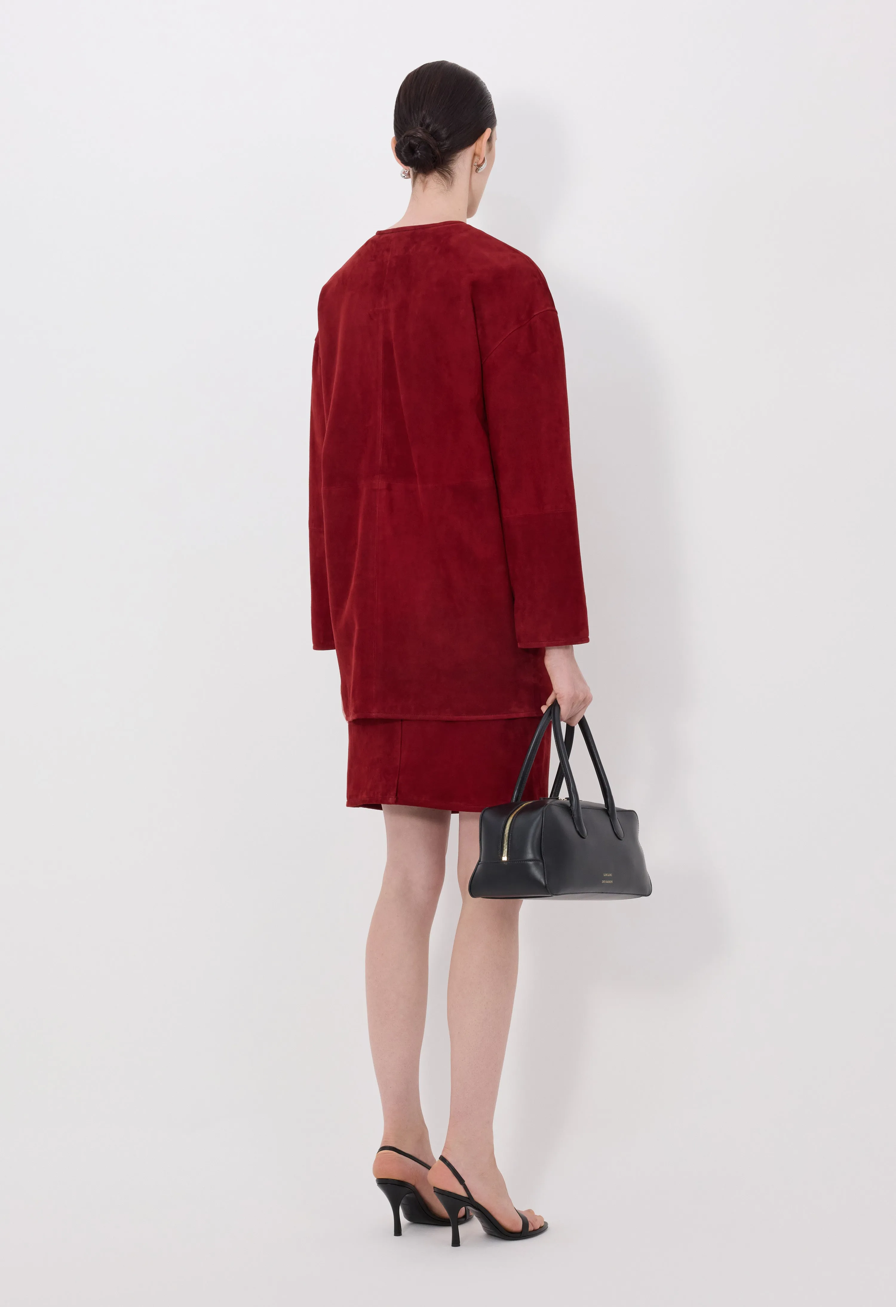 WAREN Oval suede coat sold by Loulou De Saison product image thumbnail 5